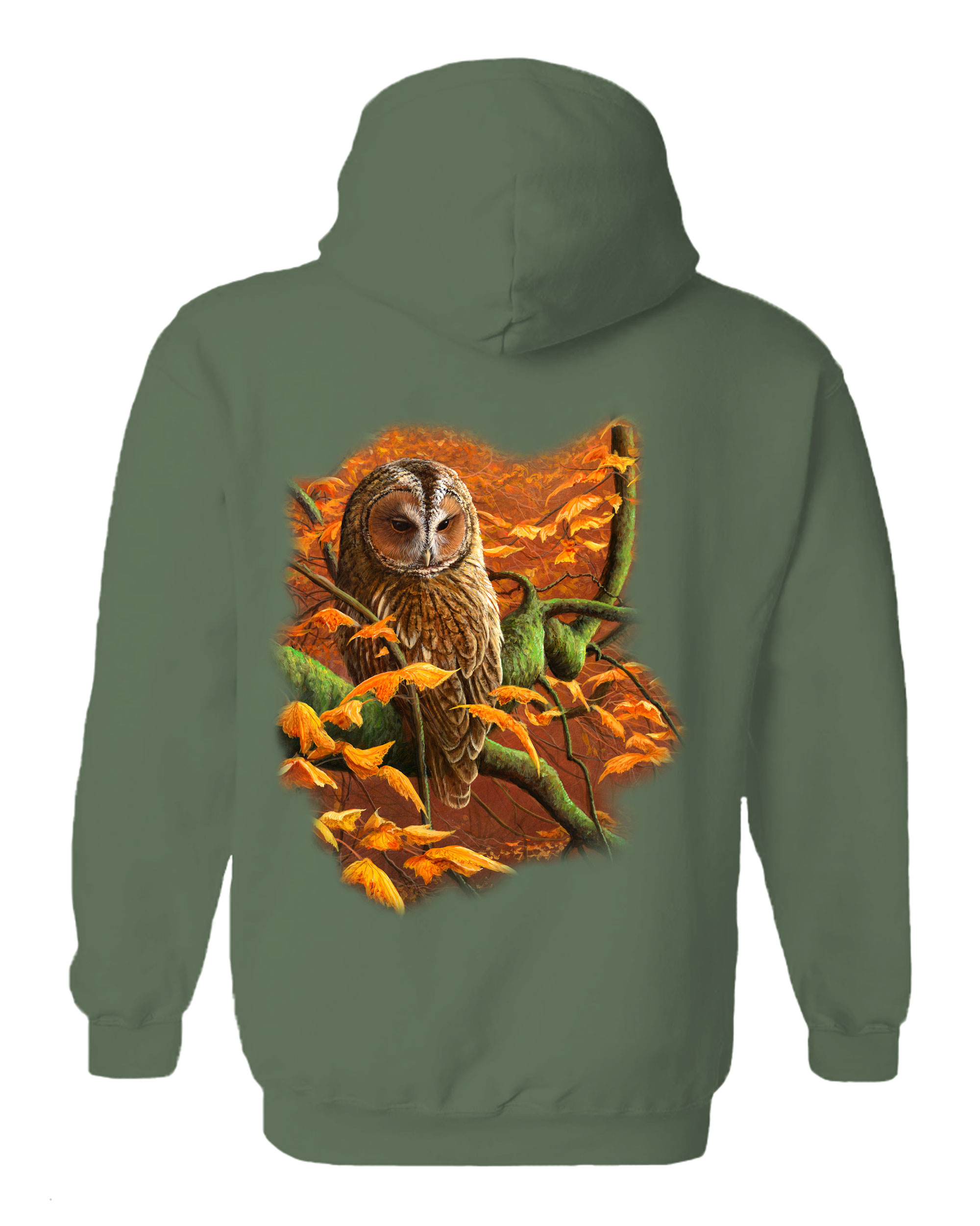 Autumn Tawny Owl Hoodie