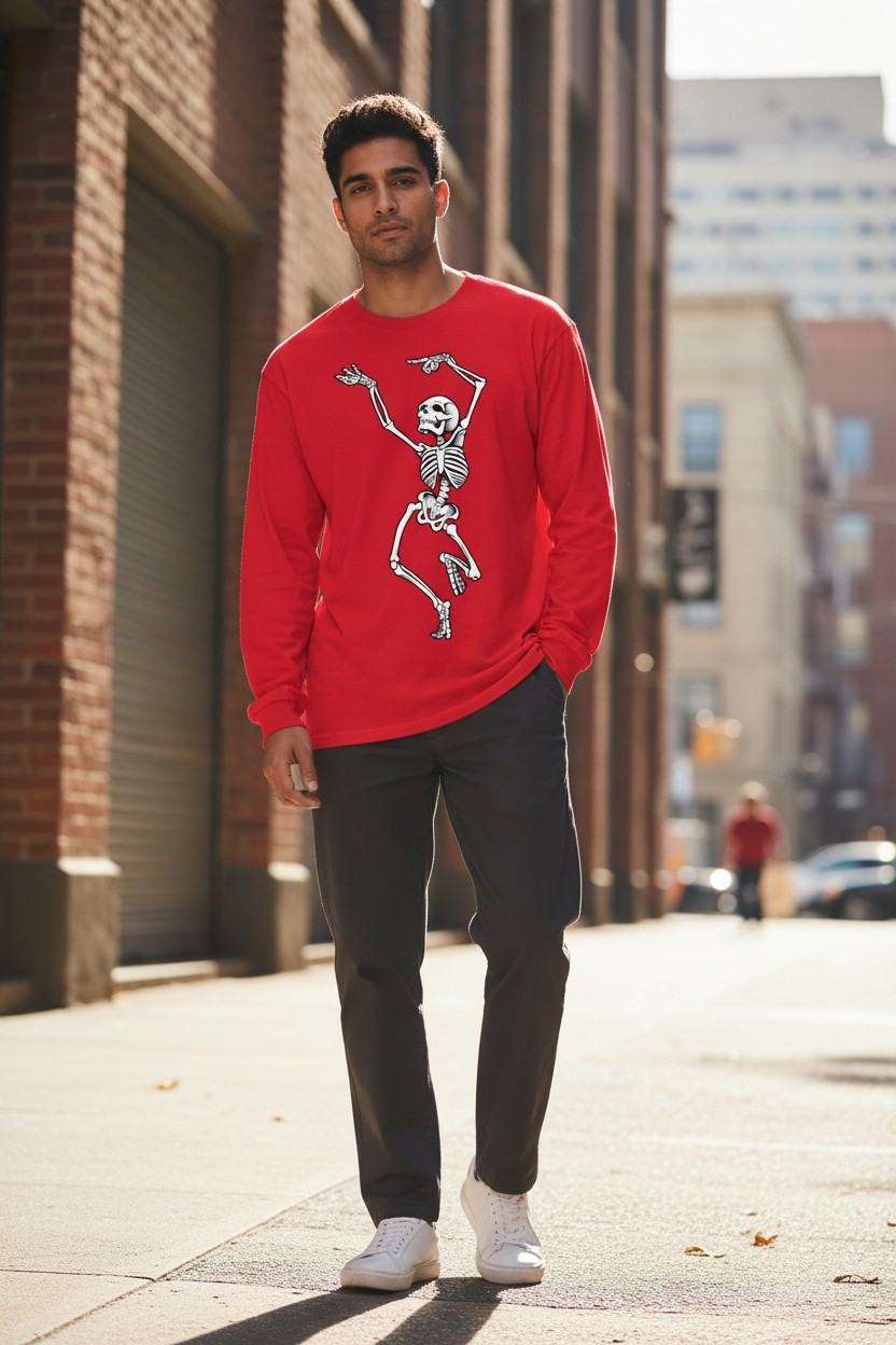 Dancing Skeleton Longsleeve