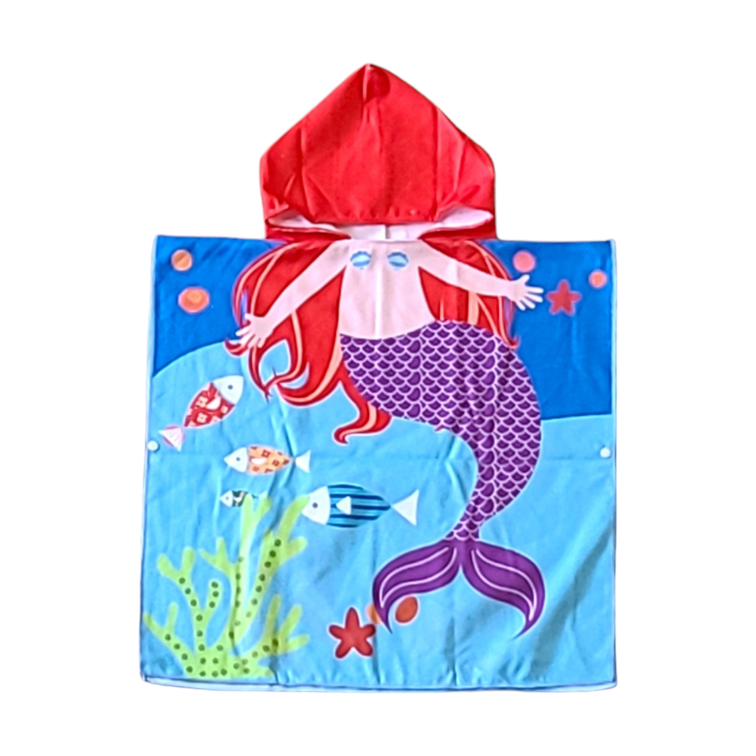 Mermaid  Strandponcho KIDS