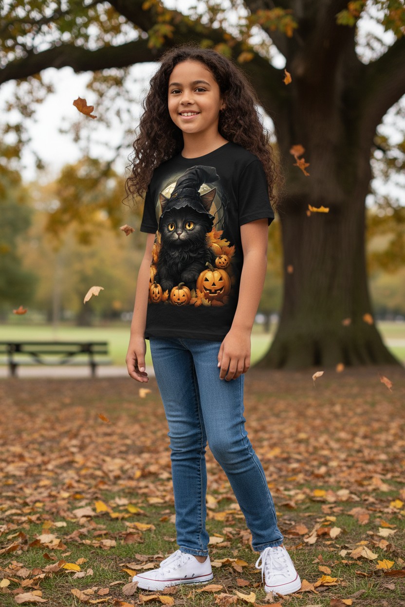 Black Cat Pumpkins KIDS 