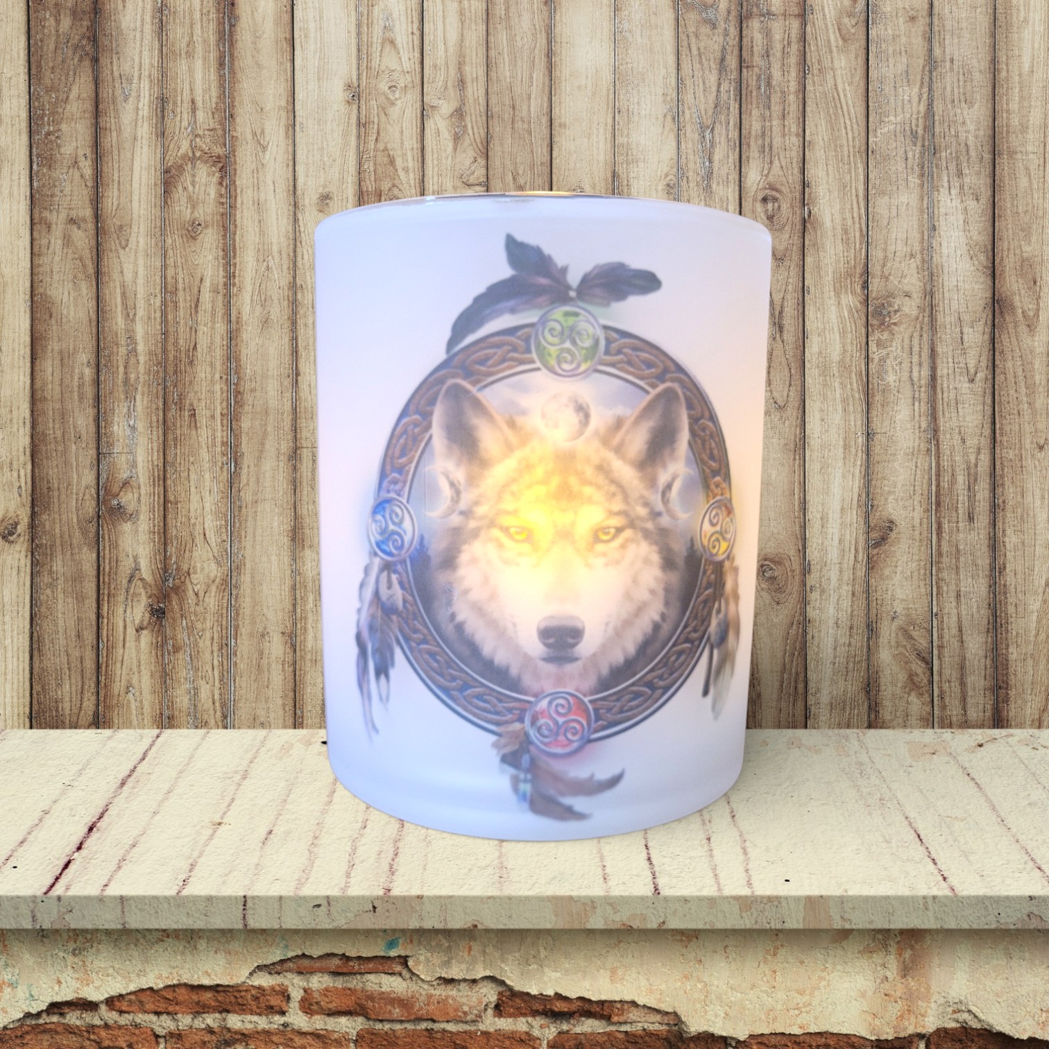 Wolf Guide - Candle Light Holder