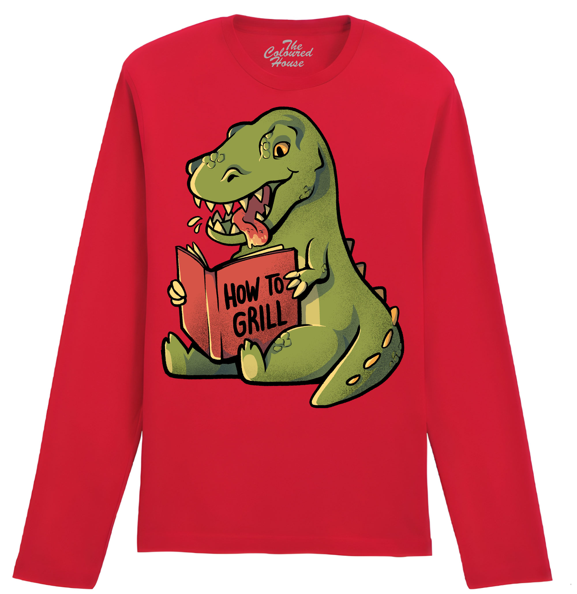 How To Grill - Dinosaur Longsleeve