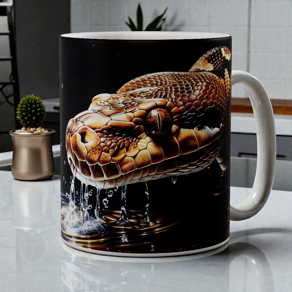 Python In Water Mug