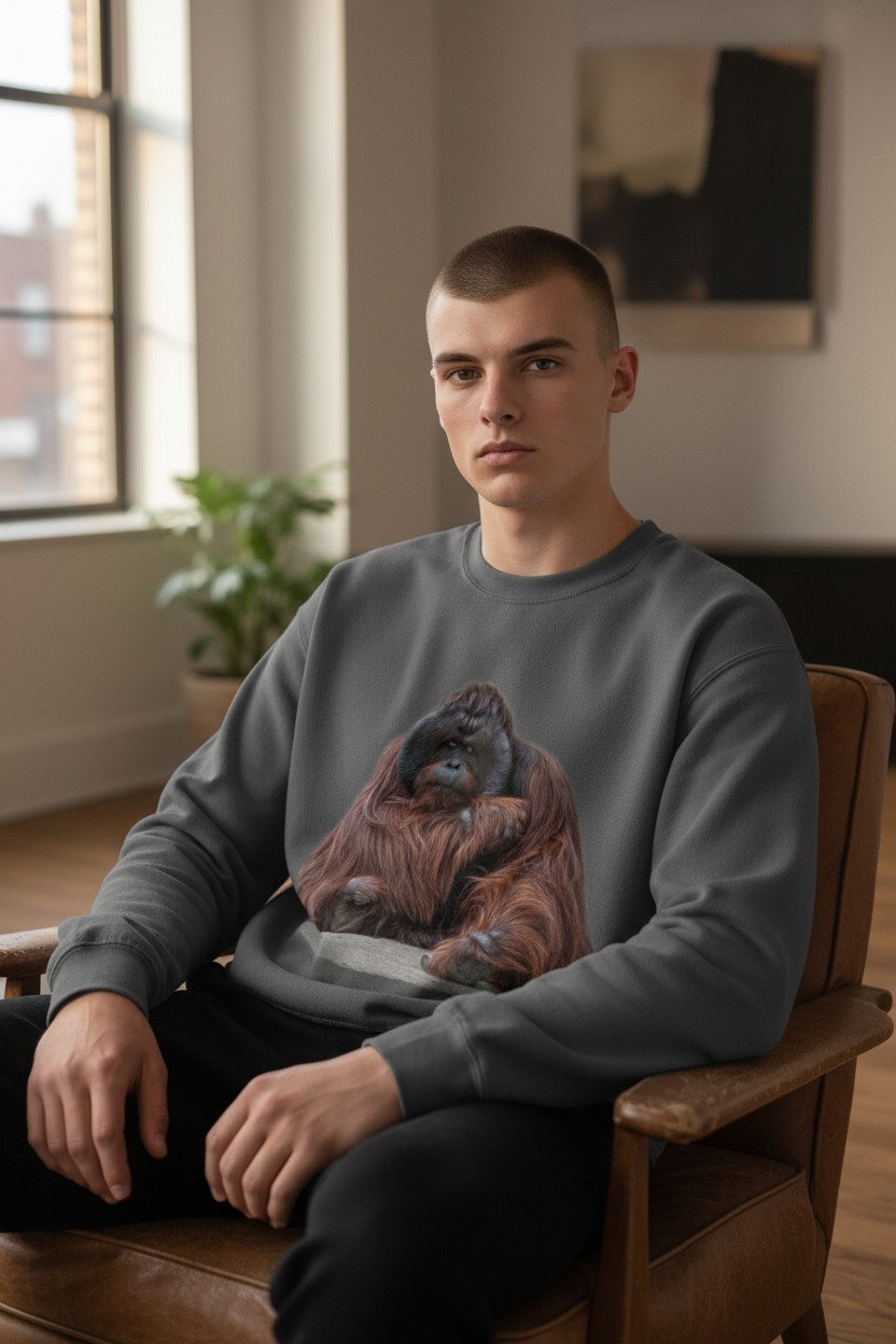 Wisdom Beyond Words - Orangutan Sweater