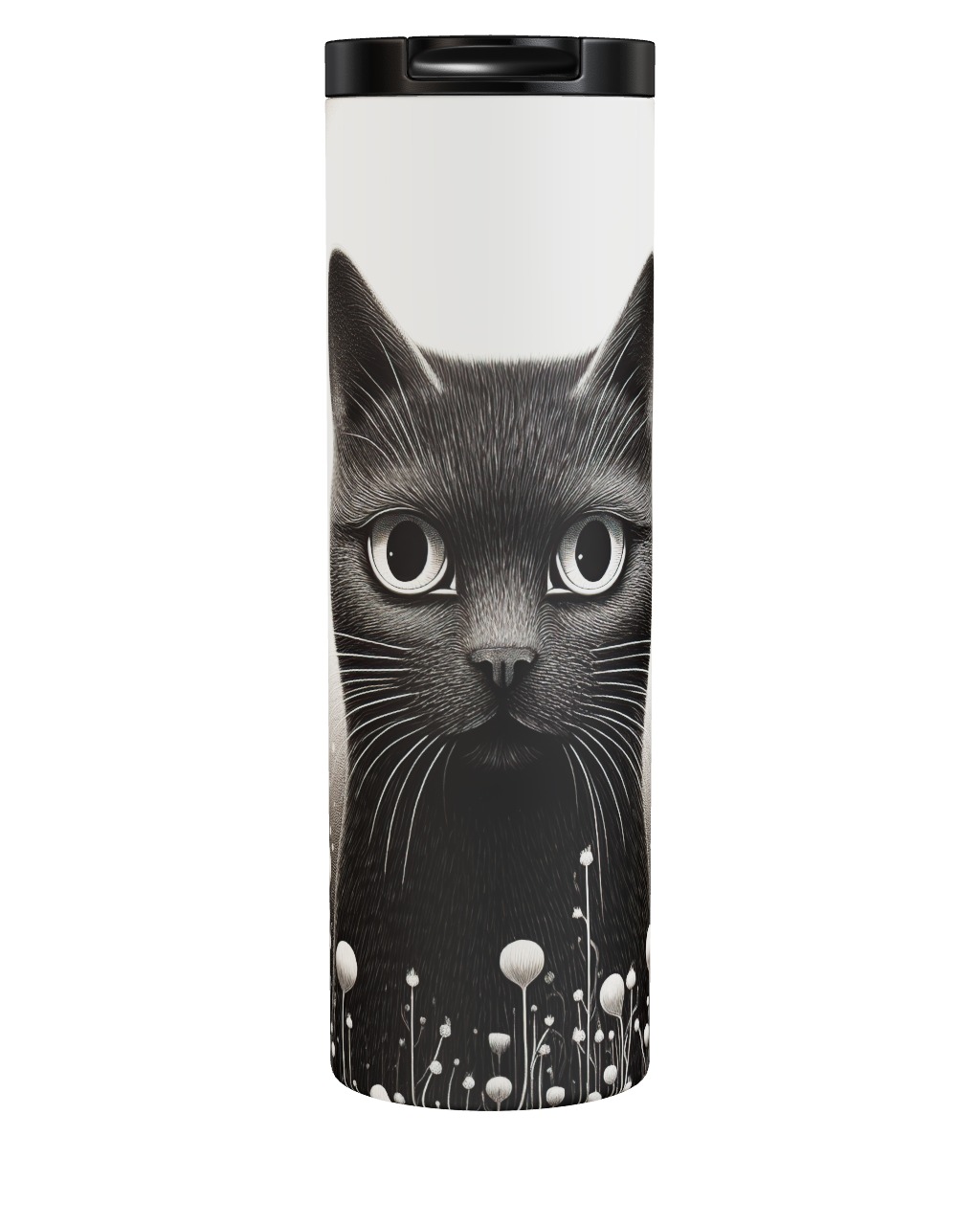 Black Cat Tumbler