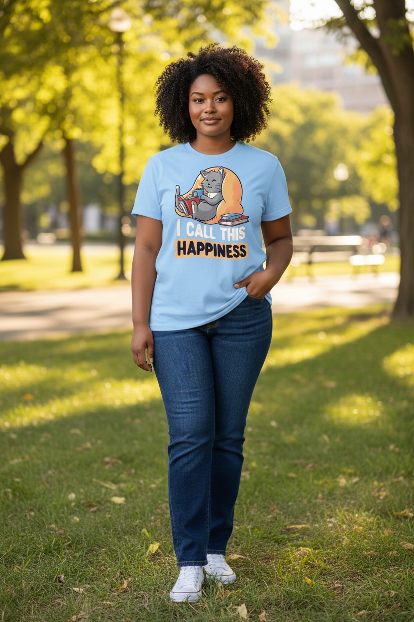 I Call This Happiness Ladies T-shirt
