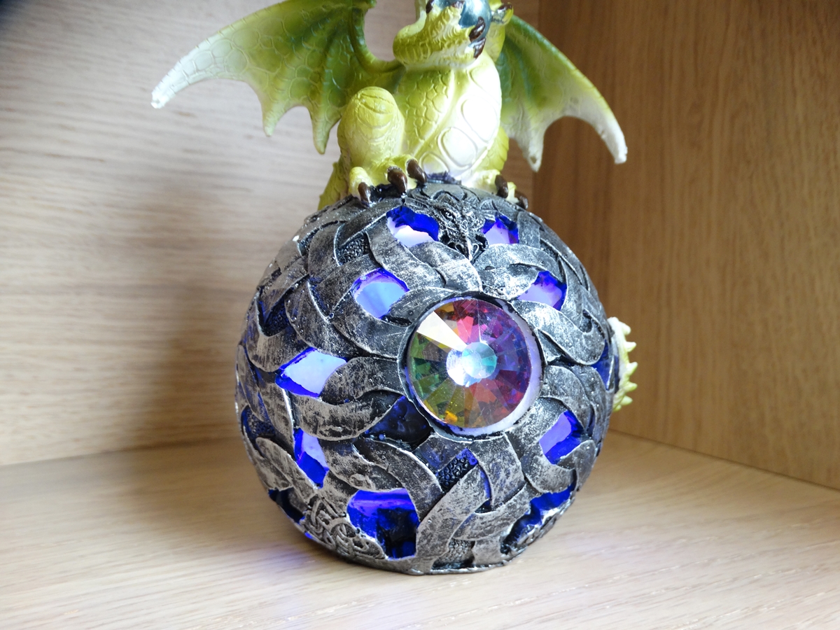 Green Dragon on Dragon Light Ball - A