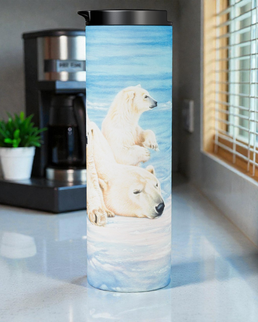 Good Boy Spany - Polar Bear Tumbler