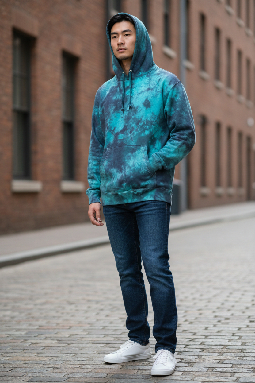 Hoodie Infusion Black/Mint