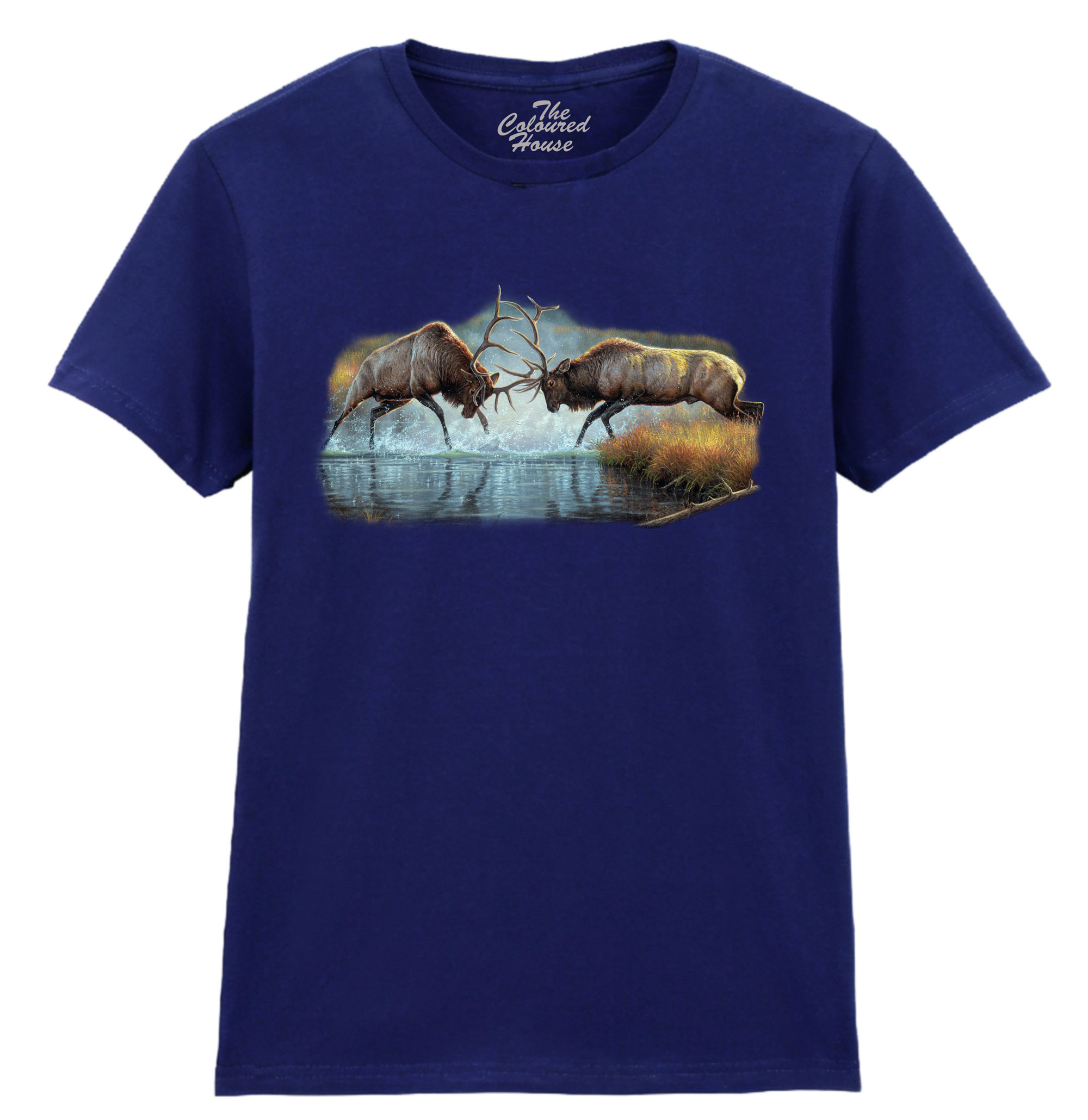 The Battle - Elk Ladies T-shirt