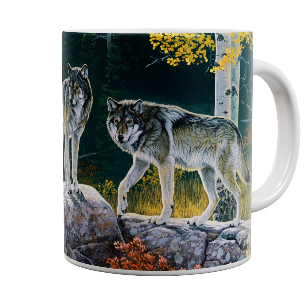 Fall Wolf Trio Mug