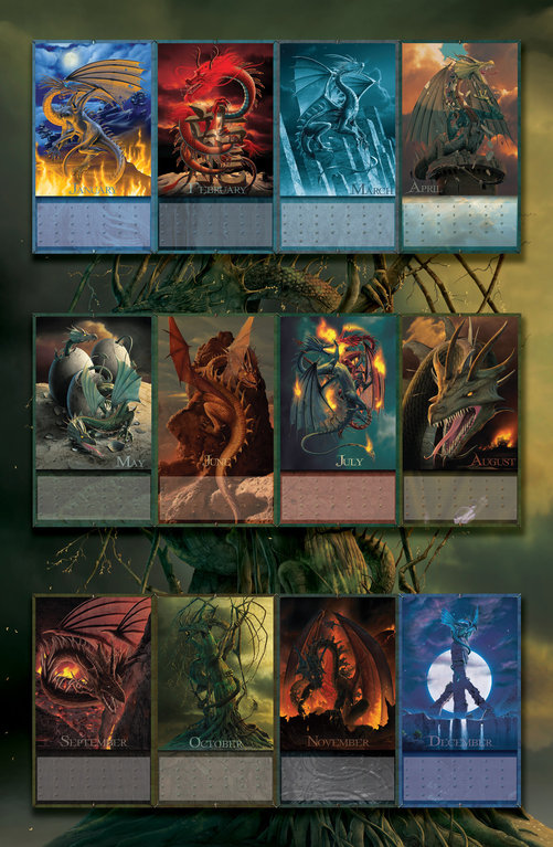 Dragons Calendario di compleanno