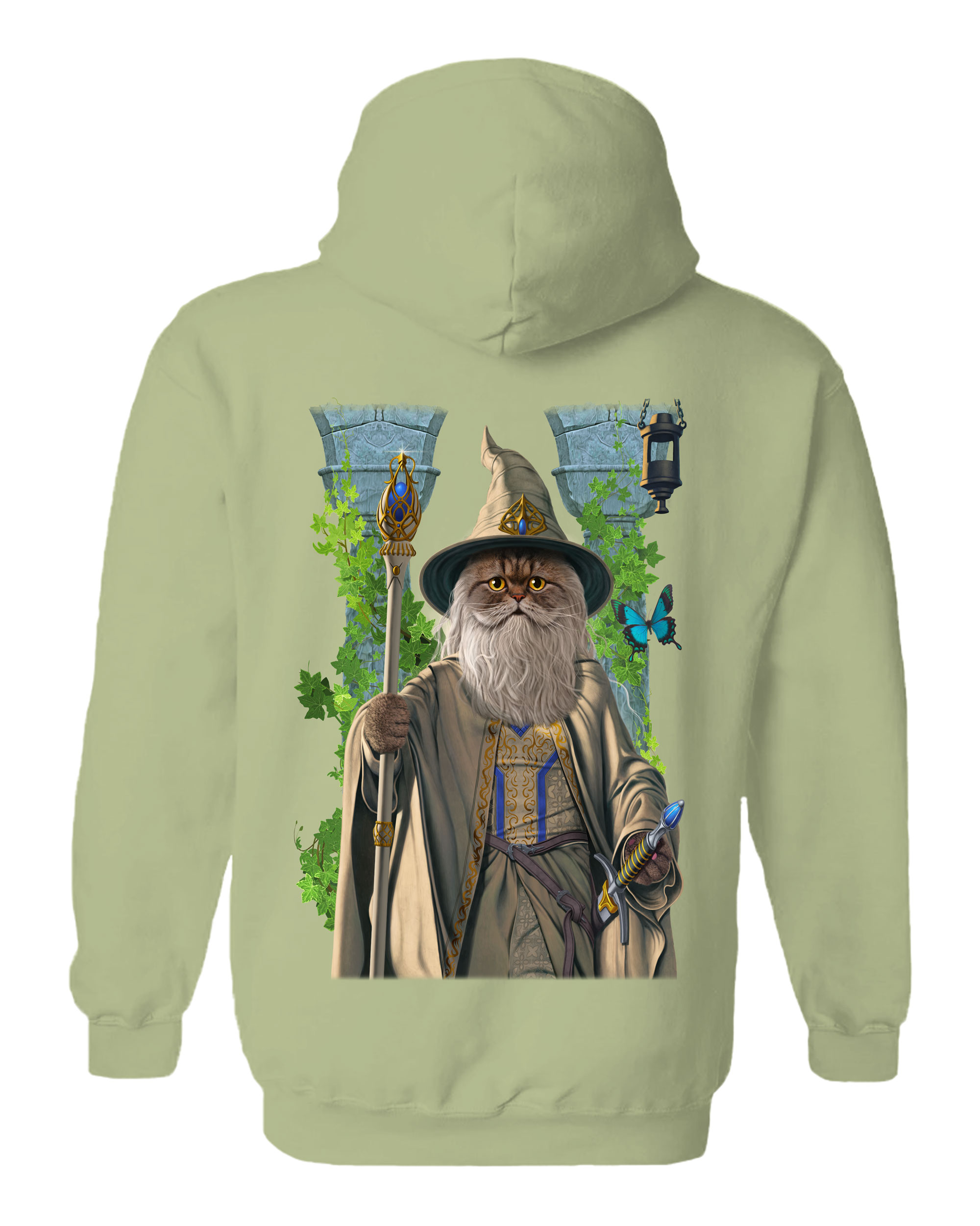 Catdalf The White Hoodie