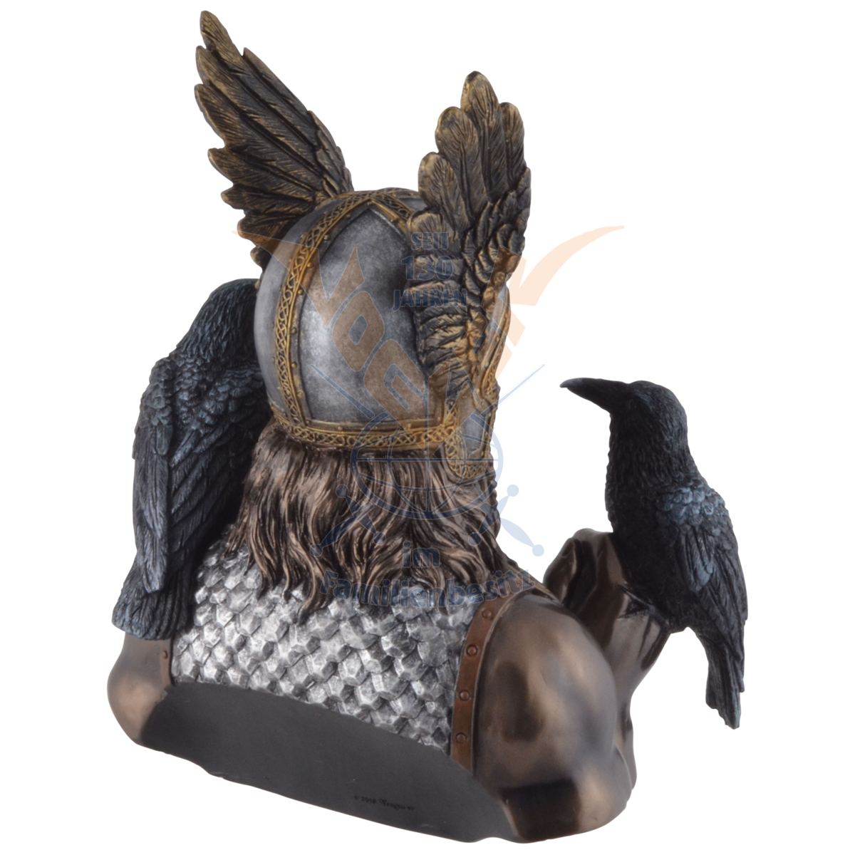 Bust Of Odin With His Ravens