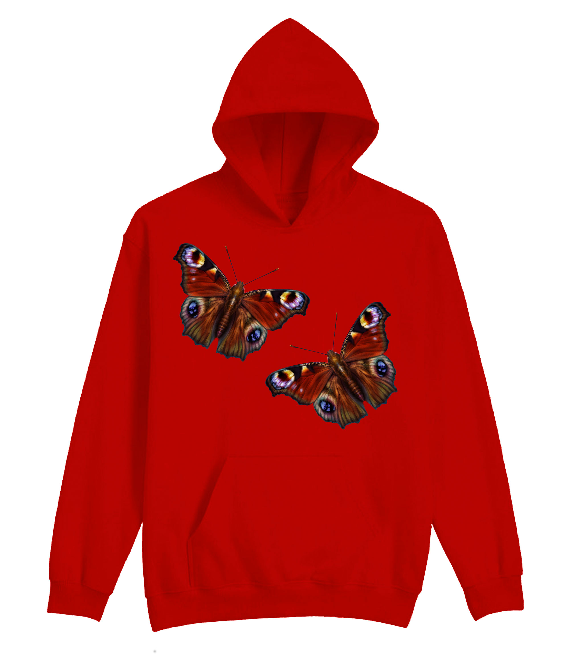 Peacock Butterfly Hoodie