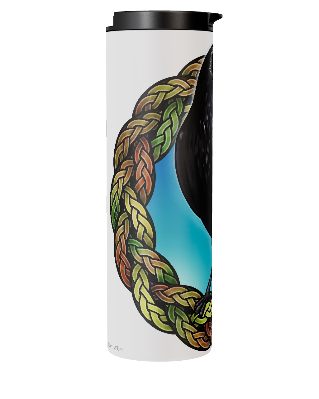 Crow Celtic Knot Tumbler