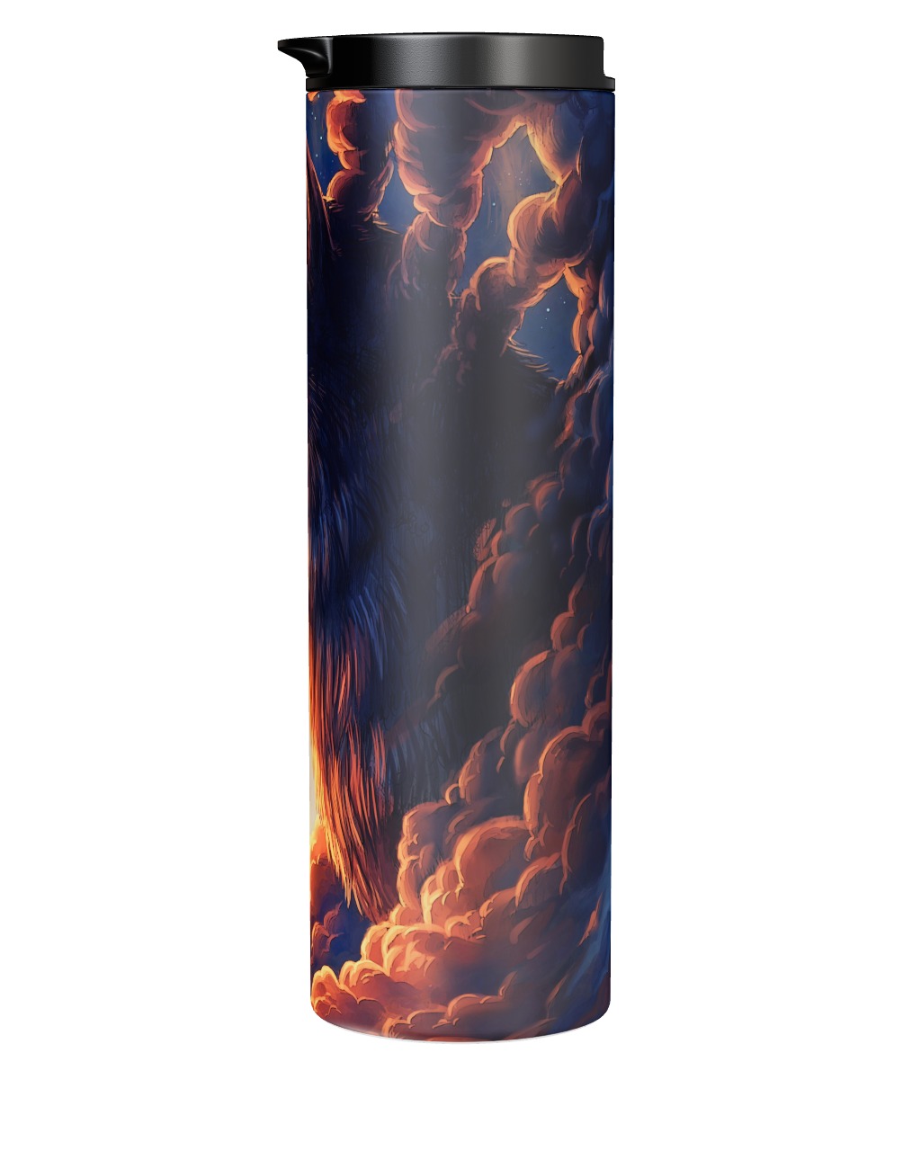 Night Guardian - Wolf Tumbler