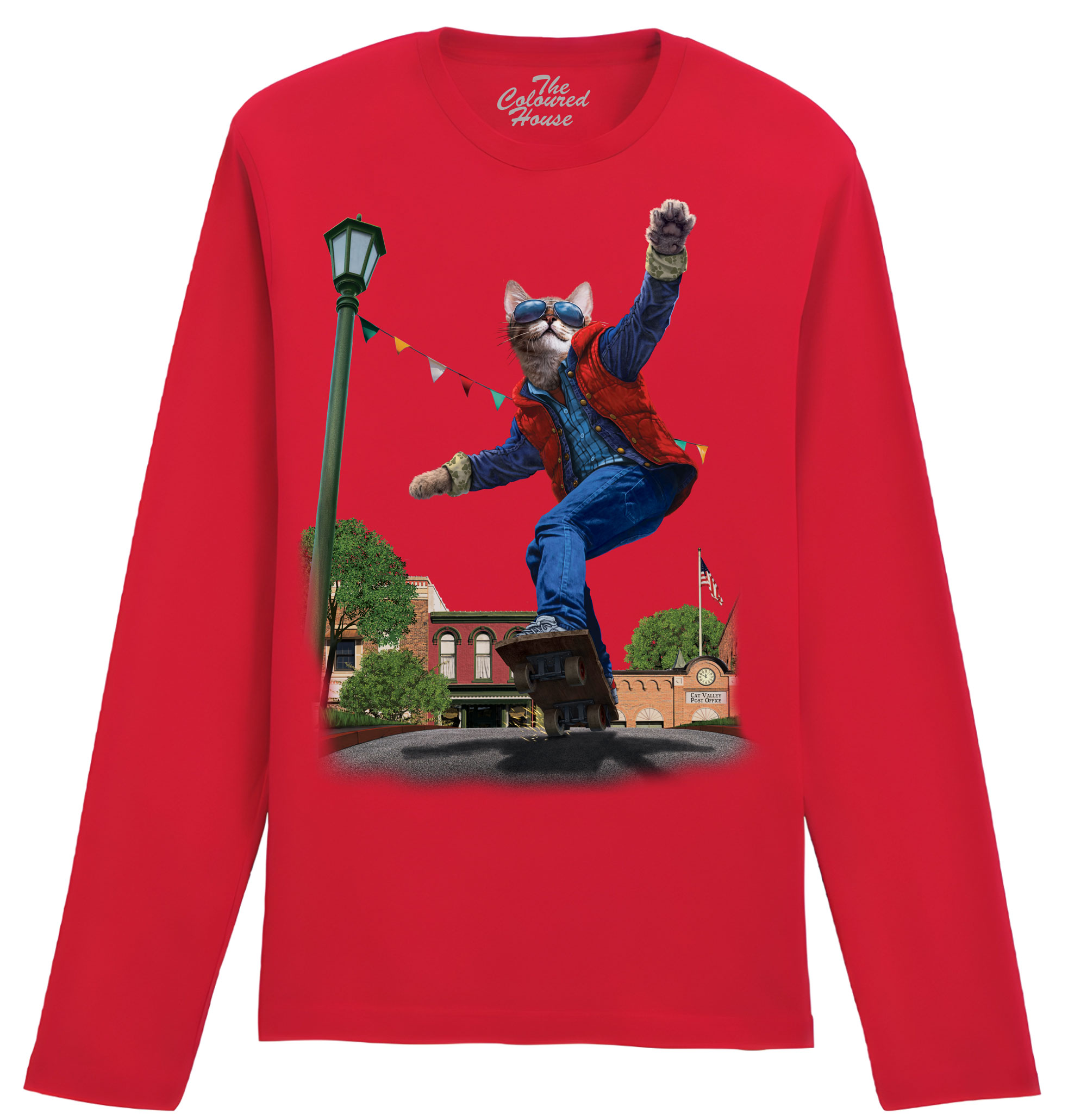 Cat To The Future Longsleeve