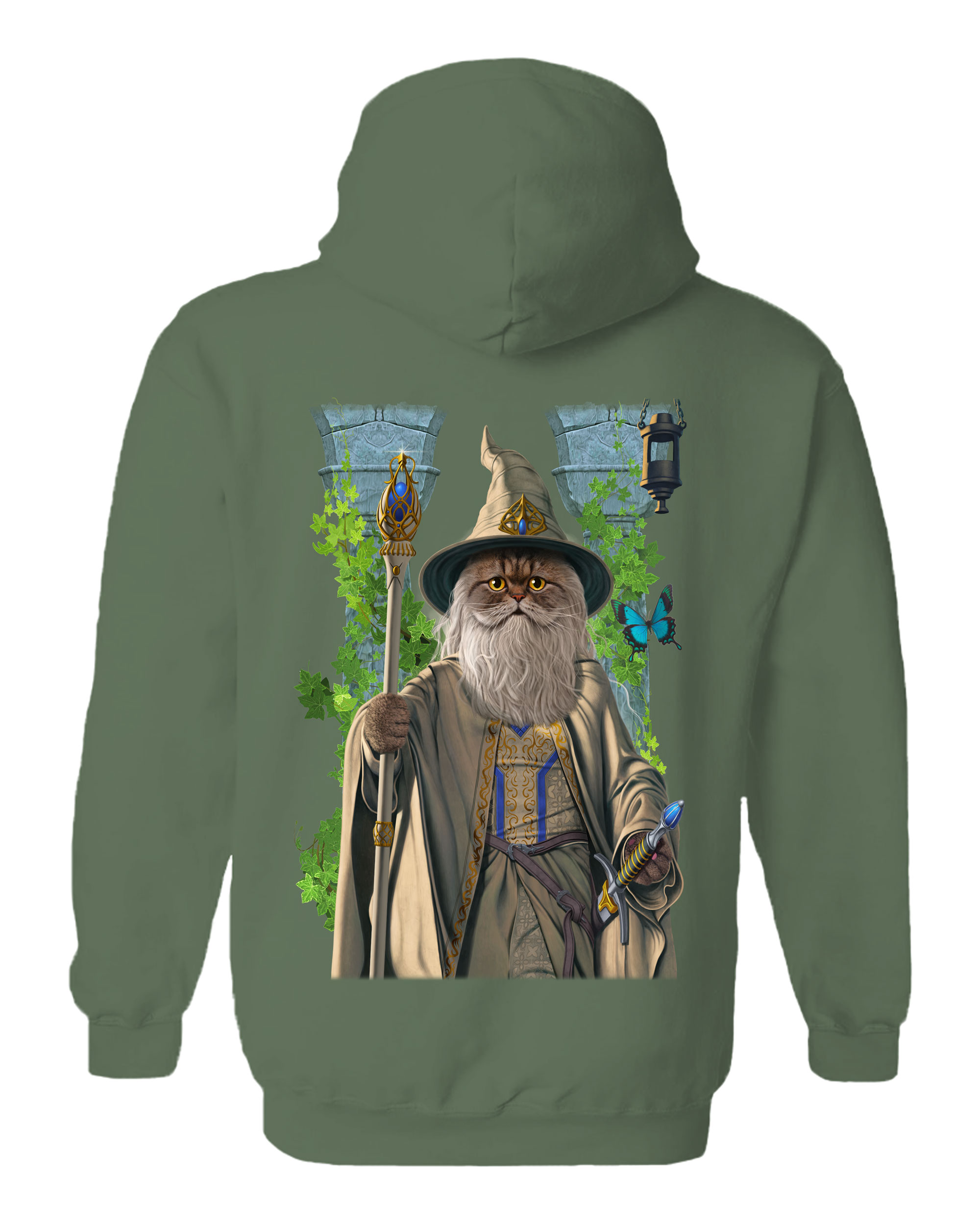 Catdalf The White Hoodie