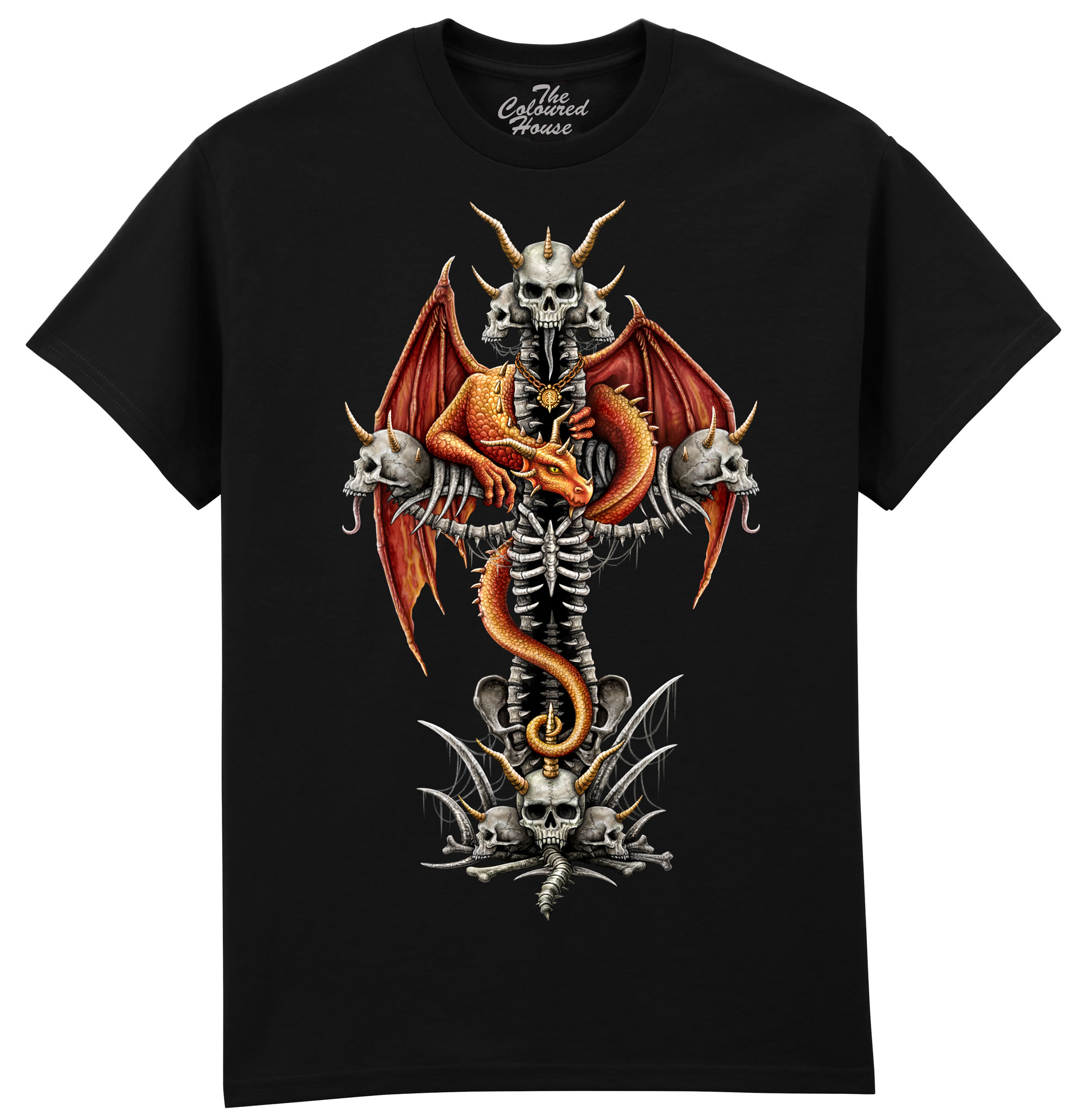 Dragon Skull Cross