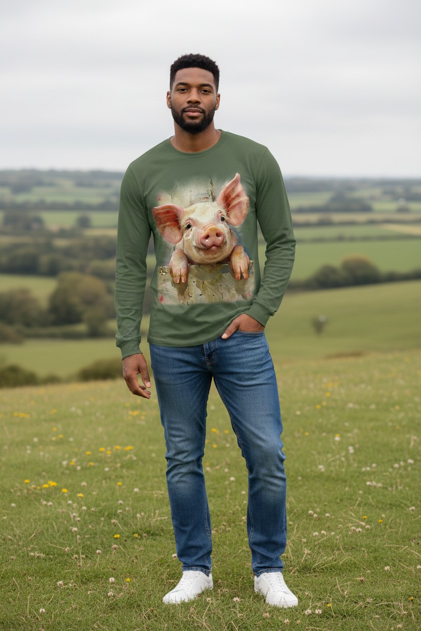 Happy Piglet Longsleeve