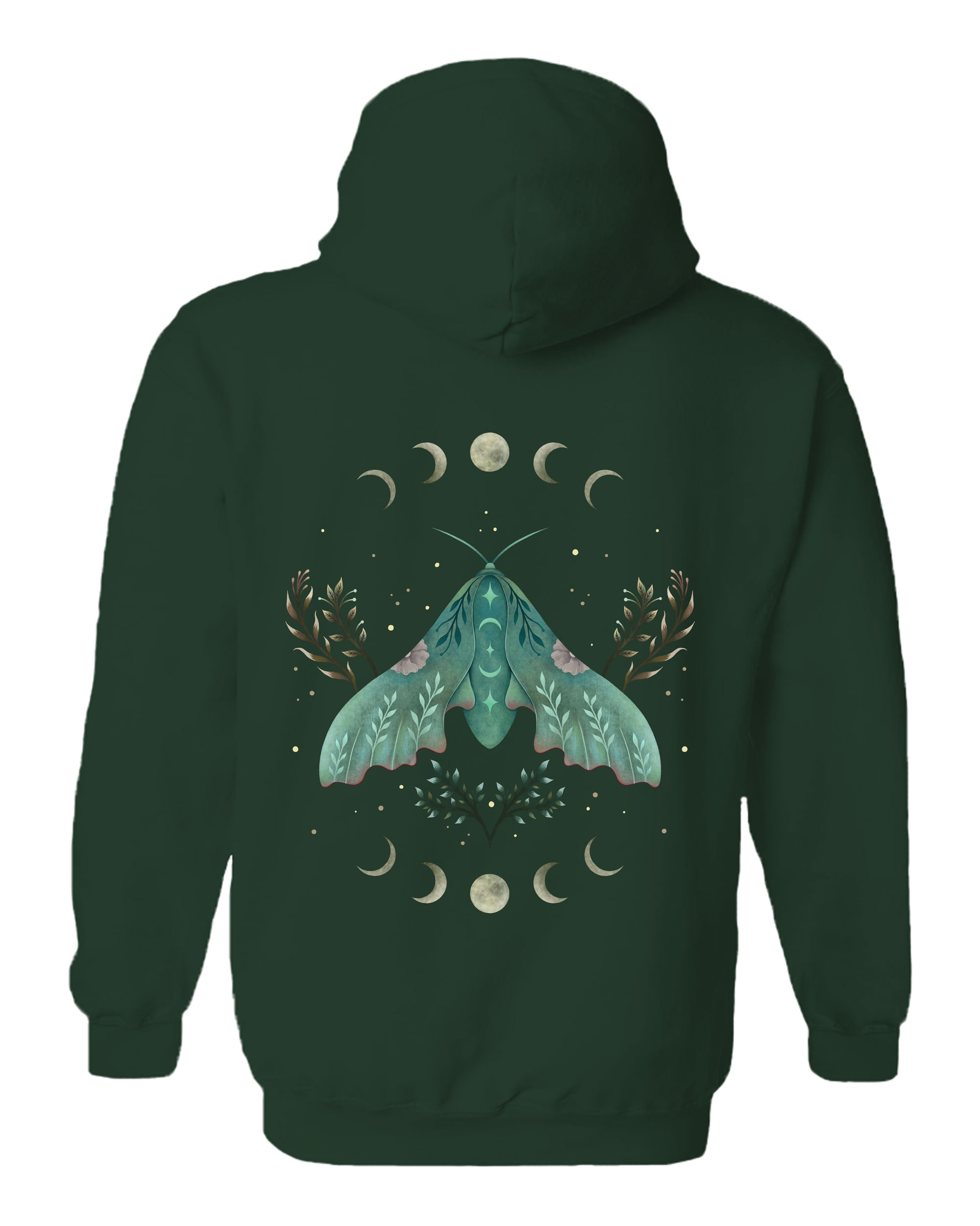 Luna And Moth Hoodie