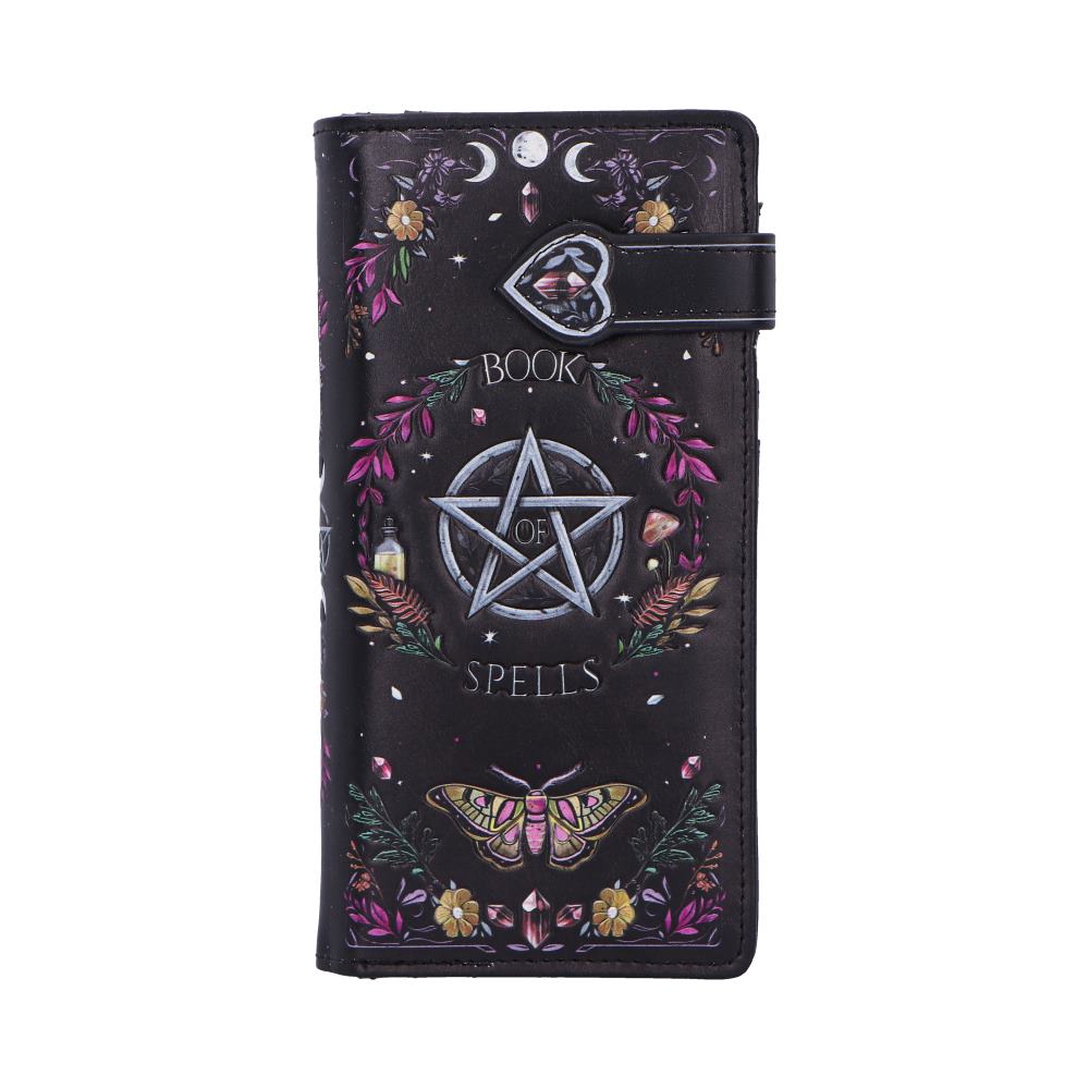 Book Of Spells Embossed Purse 18.5cm