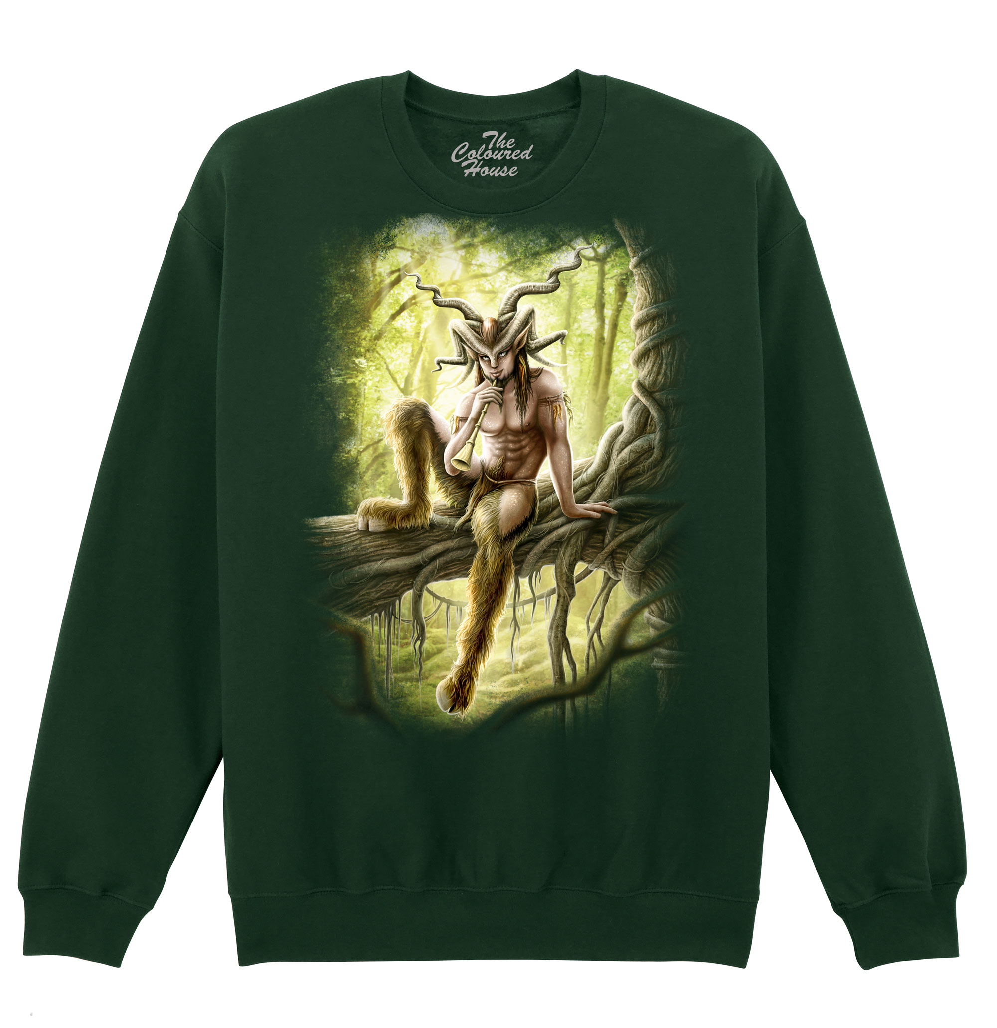 Faun On Green Sweater