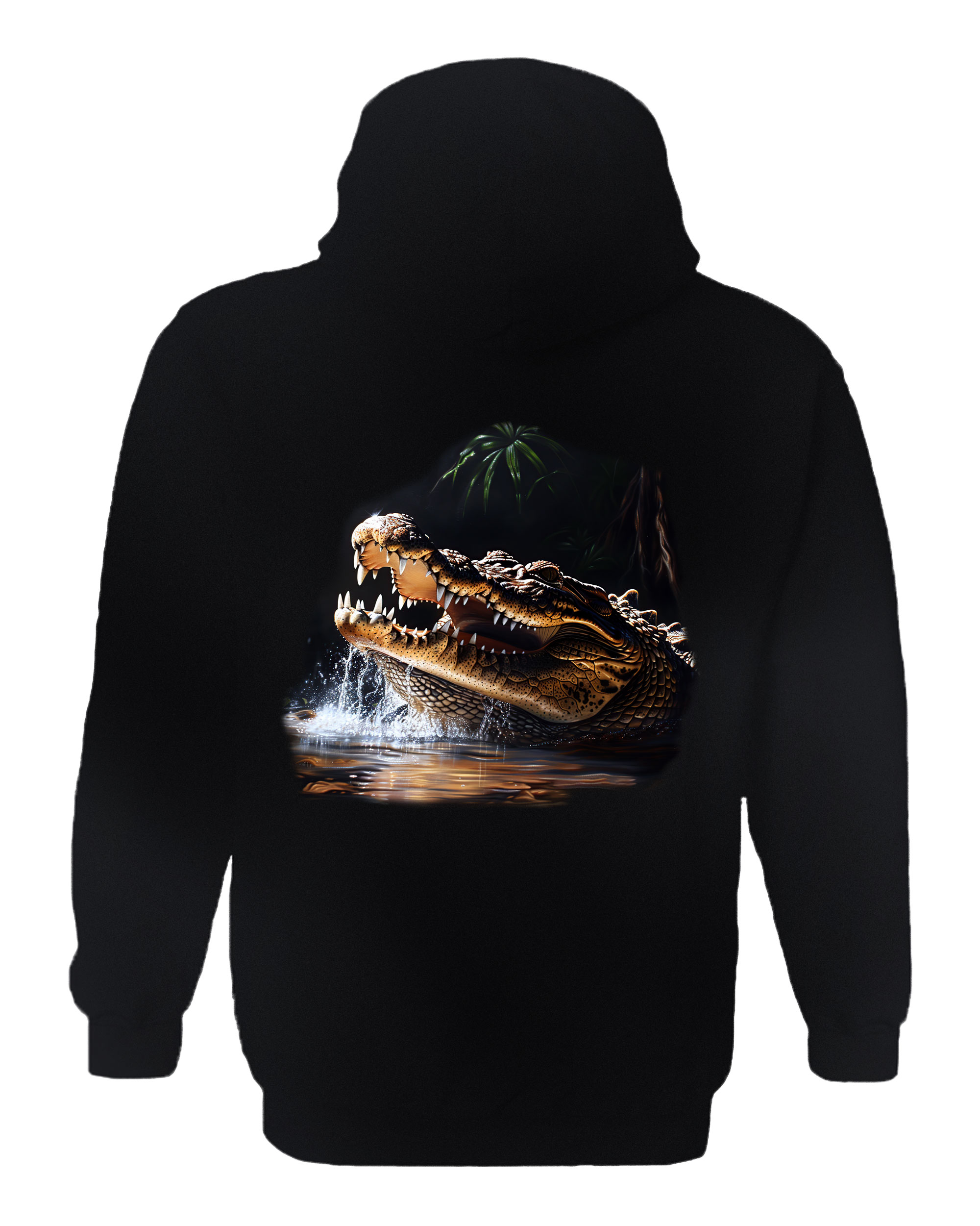Crocodile In Water Hoodie