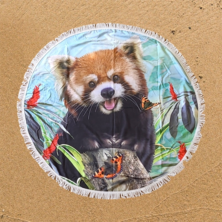 Red Panda Teli da Mare Rotondo 150cm
