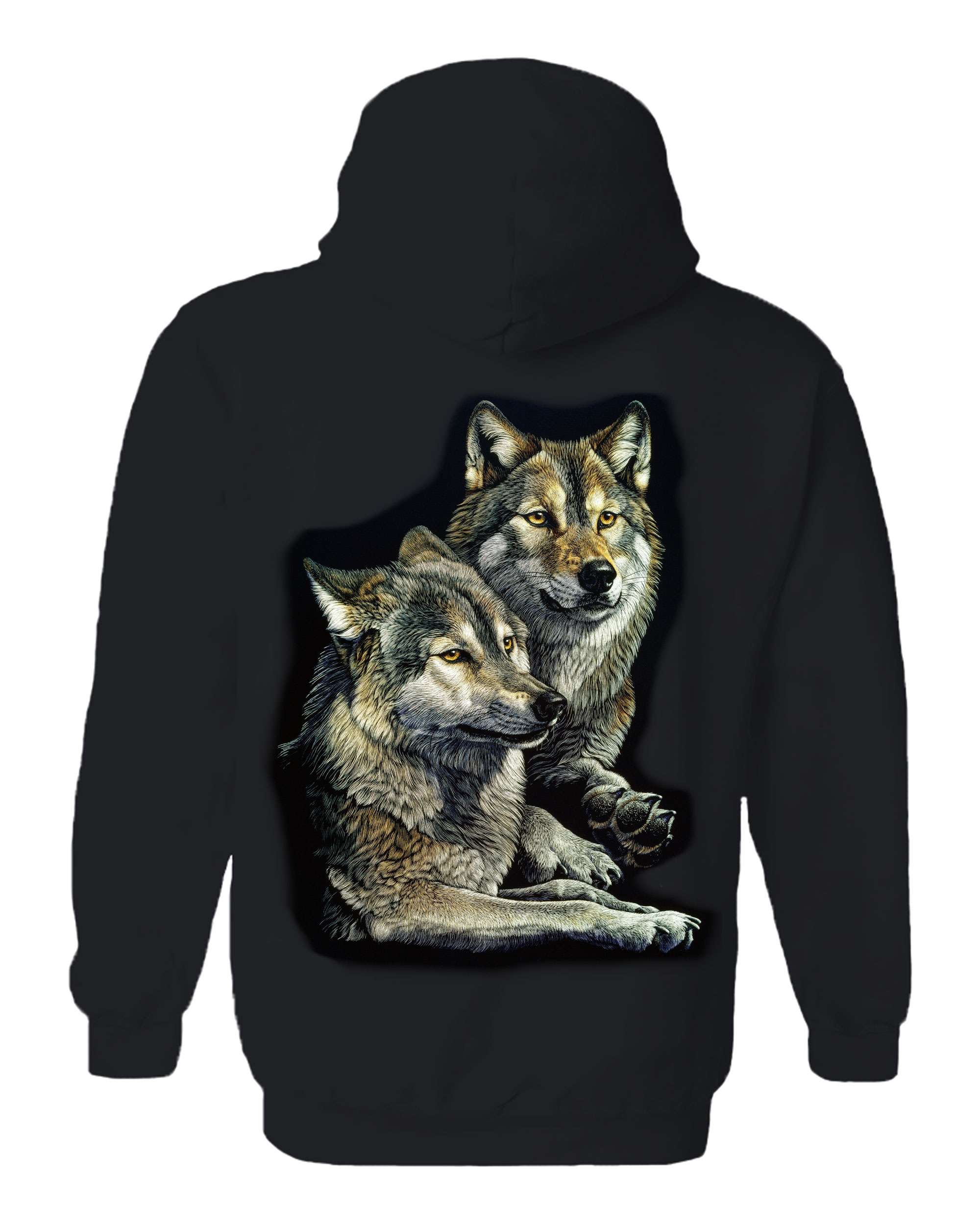 Couple Wolves Hoodie