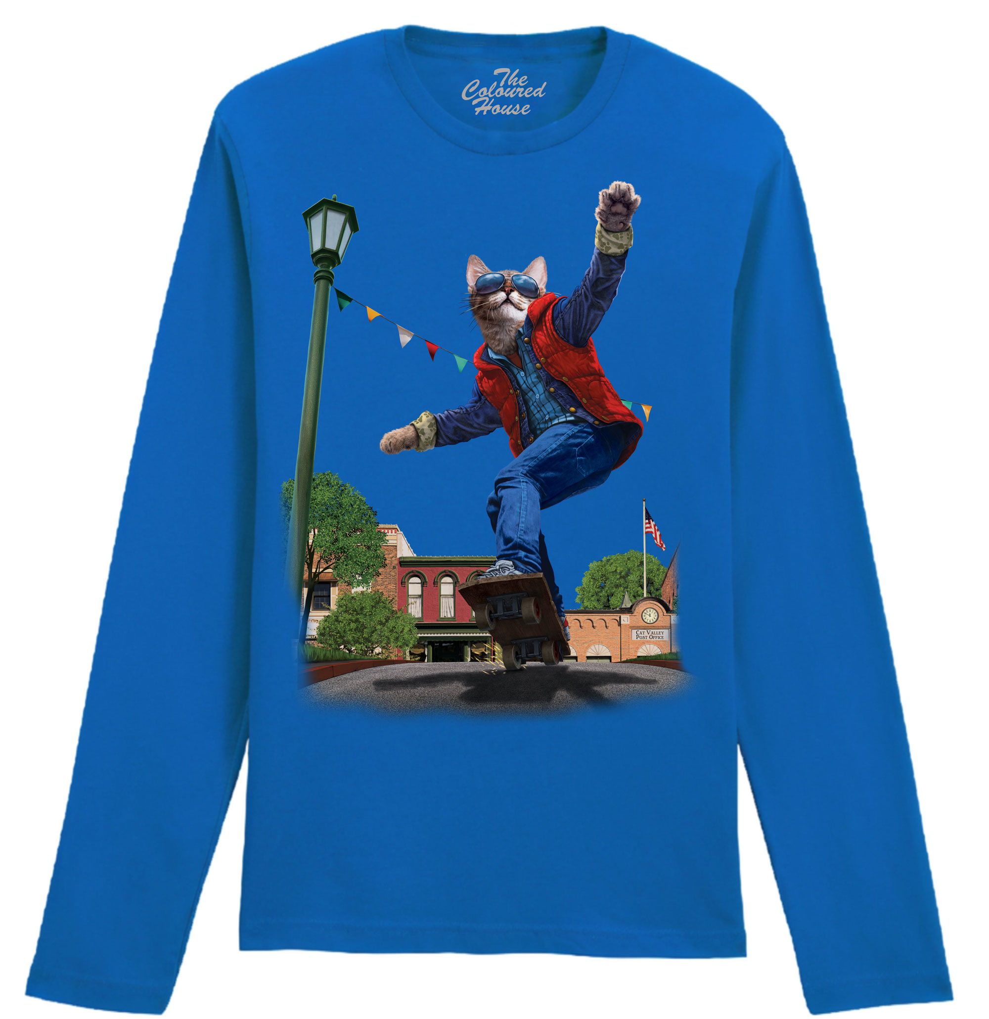 Cat To The Future Longsleeve