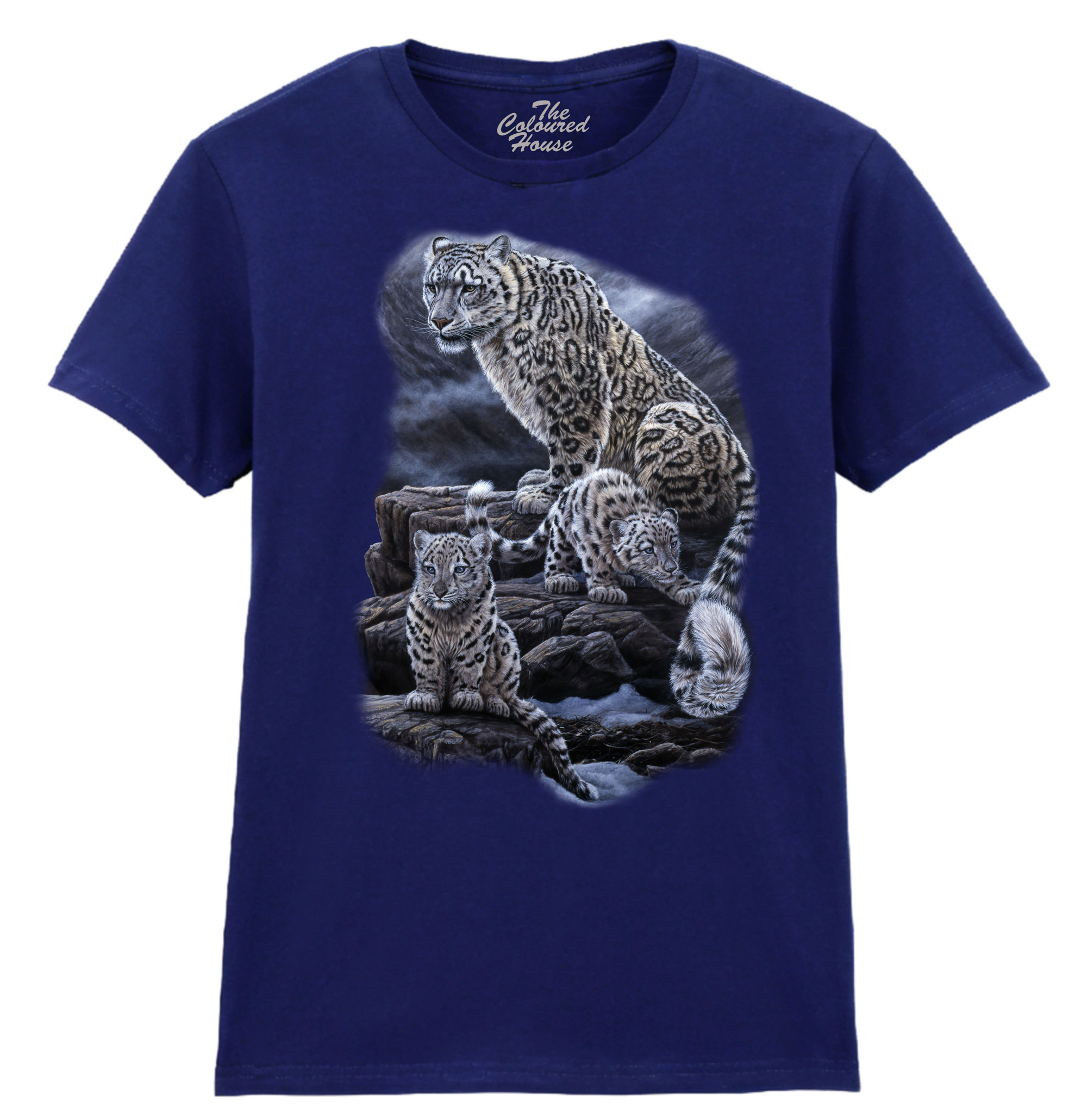 Snow Leopards Family Ladies T-shirt