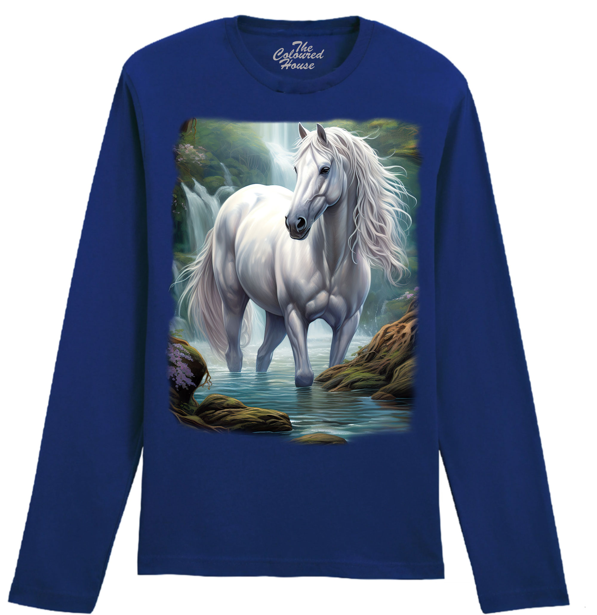 Mystic White Horse Longsleeve