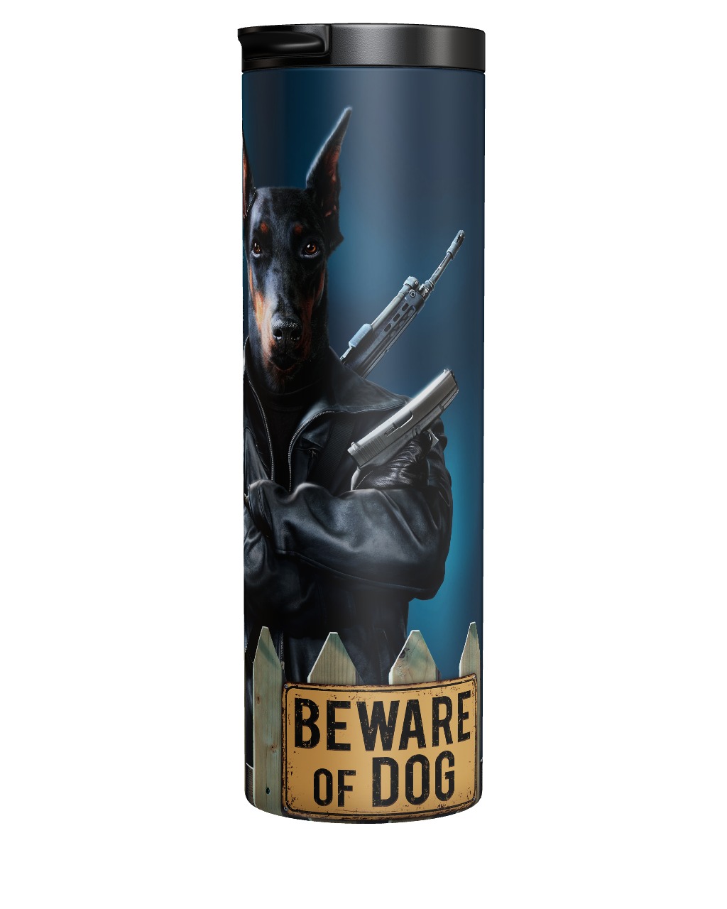 Beware Of Dog Dobermann Tumbler Beware Of Dog Dobermann Tumbler
