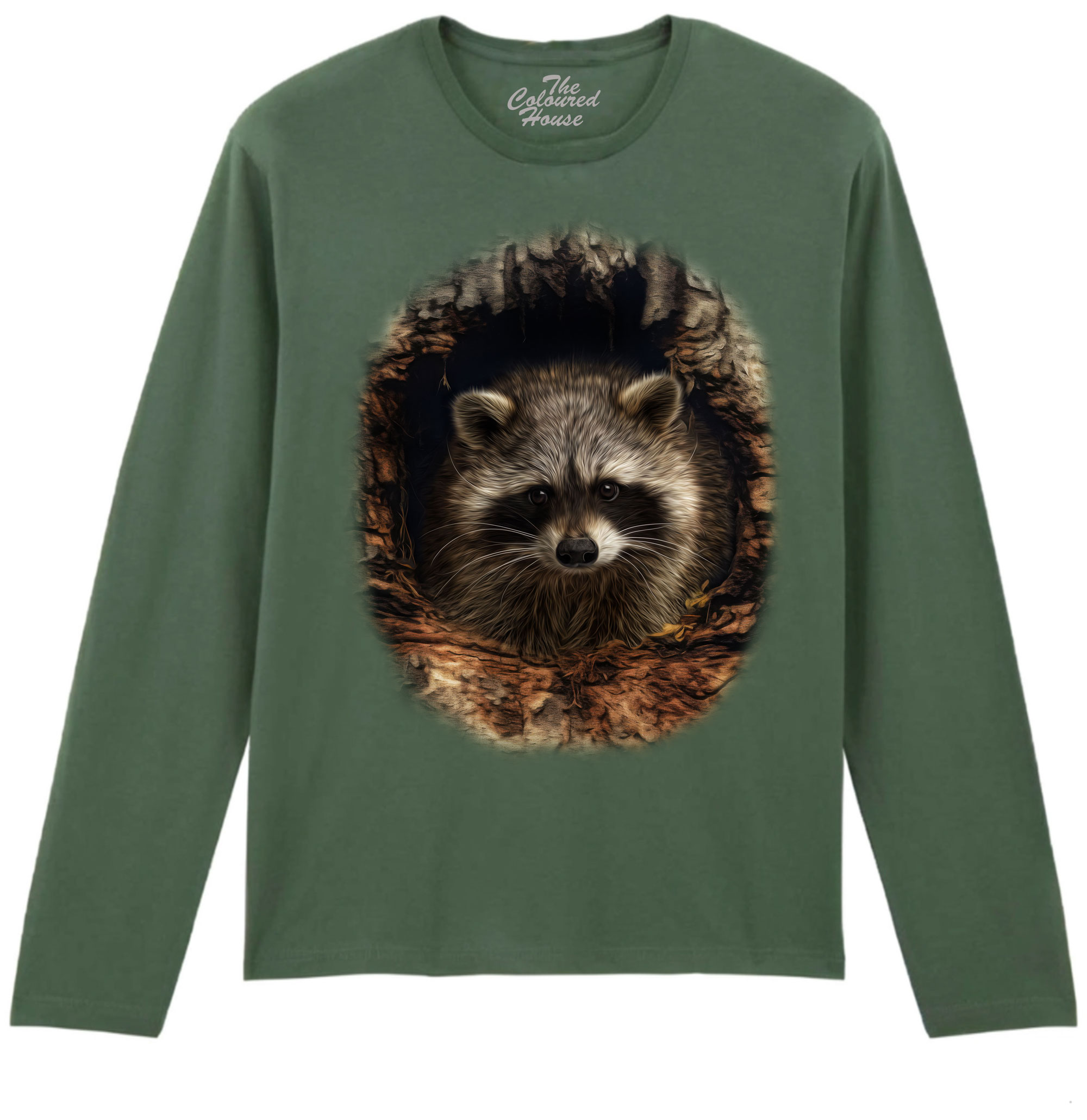 Through The Woodland Window - Racoon Longsleeve
