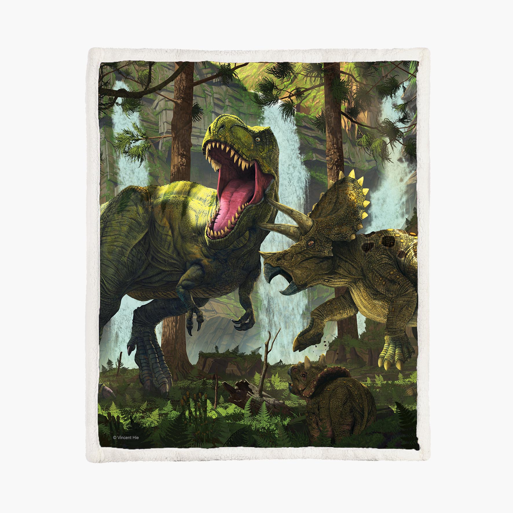 Protect Dino - Size M - 130x150cm - Fleece Blanket