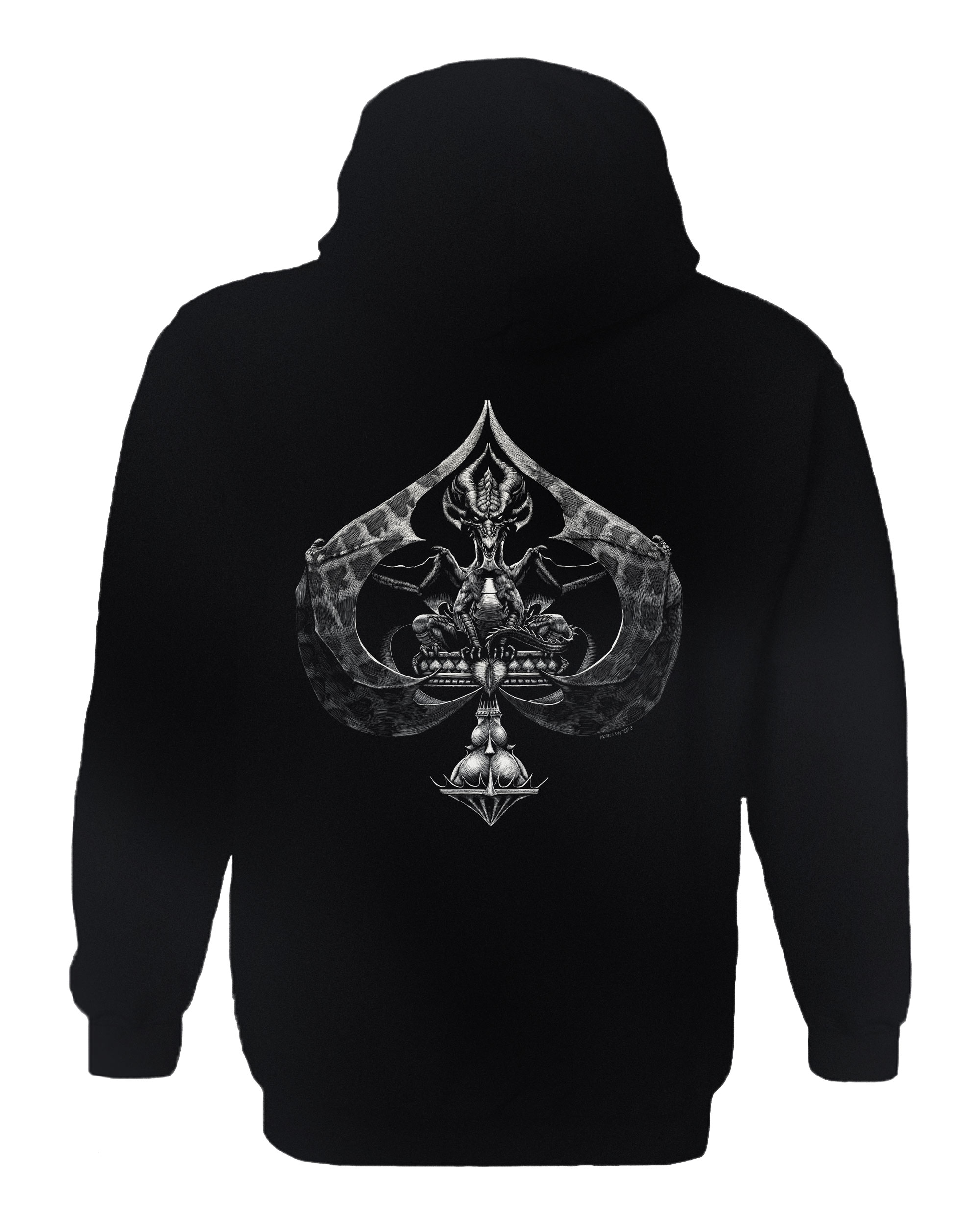 Dragon Of Spades Hoodie 