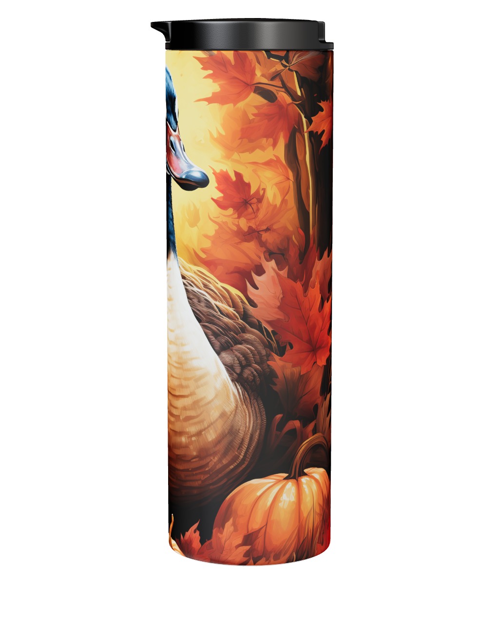 Autumn Pumpkin Goose Tumbler