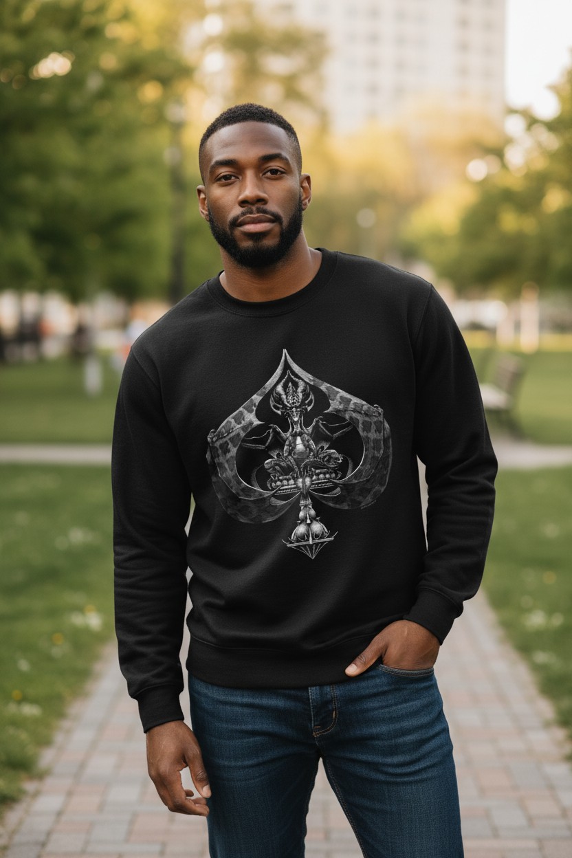Dragon Of Spades Sweater