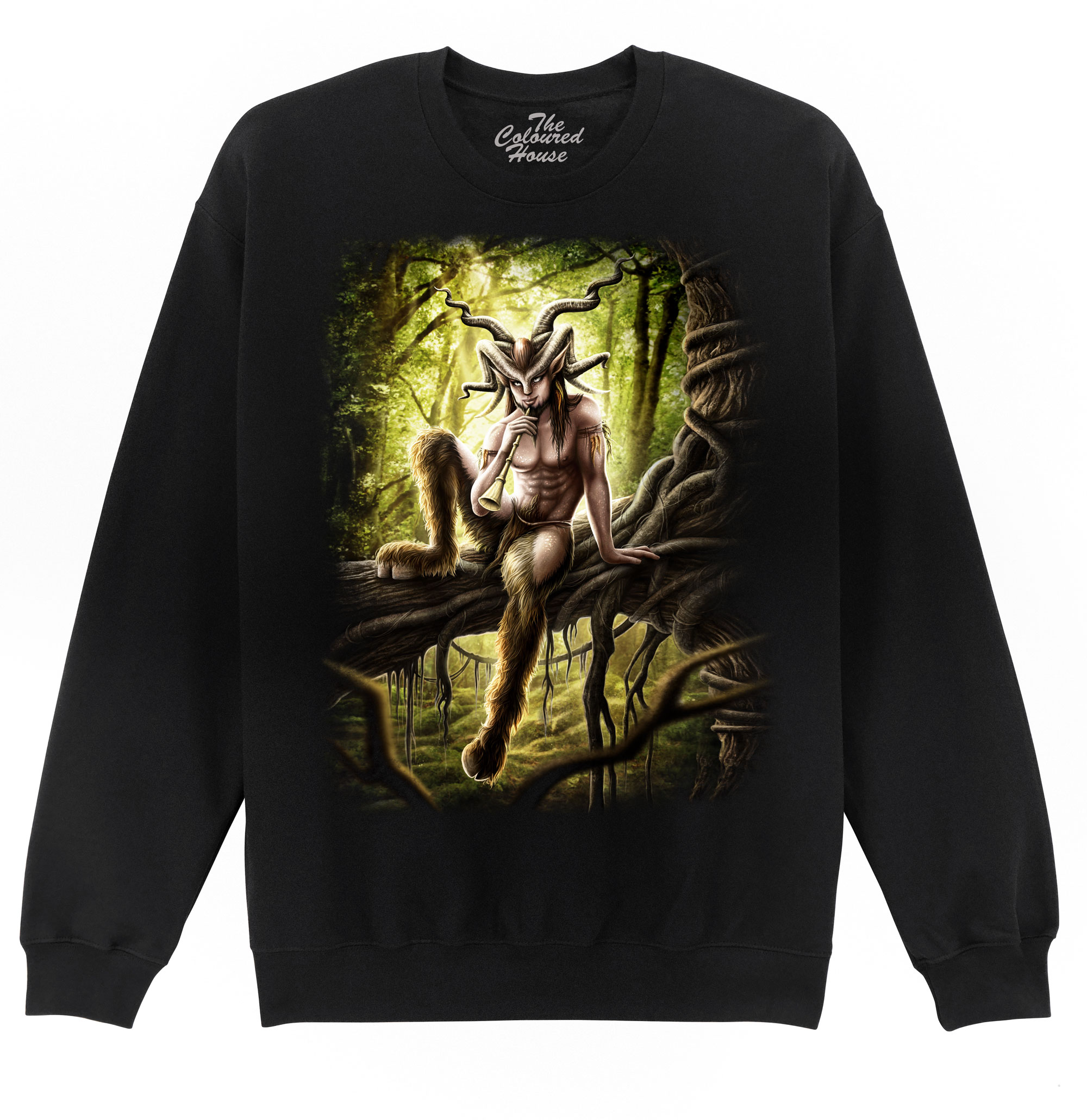 Faun On Green Sweater