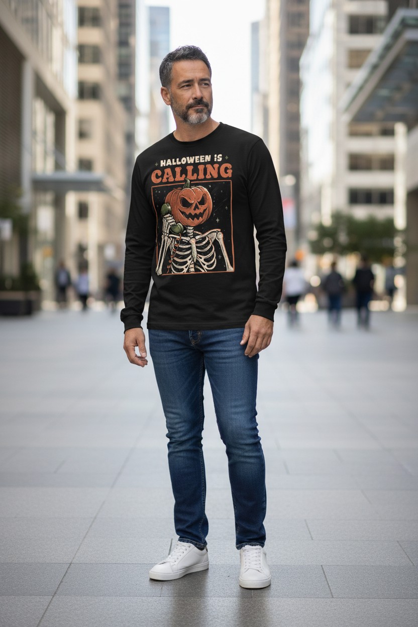 Halloween Is Calling Longsleeve