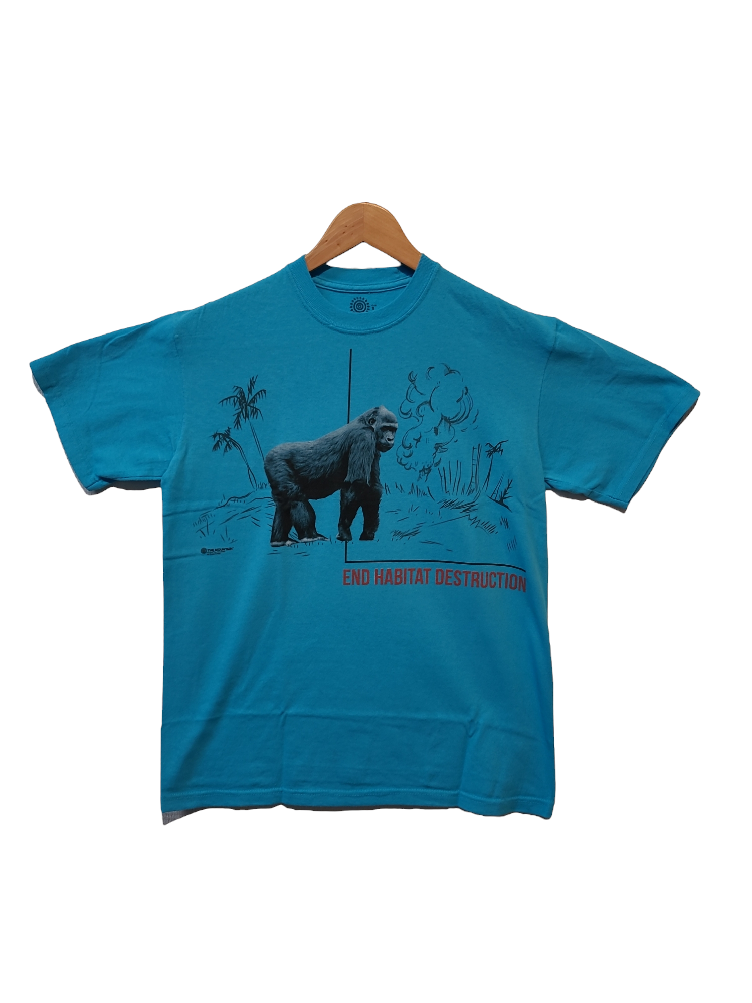 End Habitat Destruction Gorilla Blue KIDS