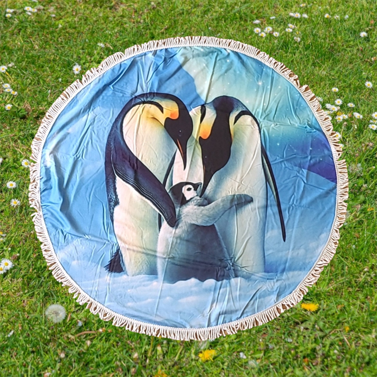Dear Little One Penguin Strandlaken Rond 150cm 