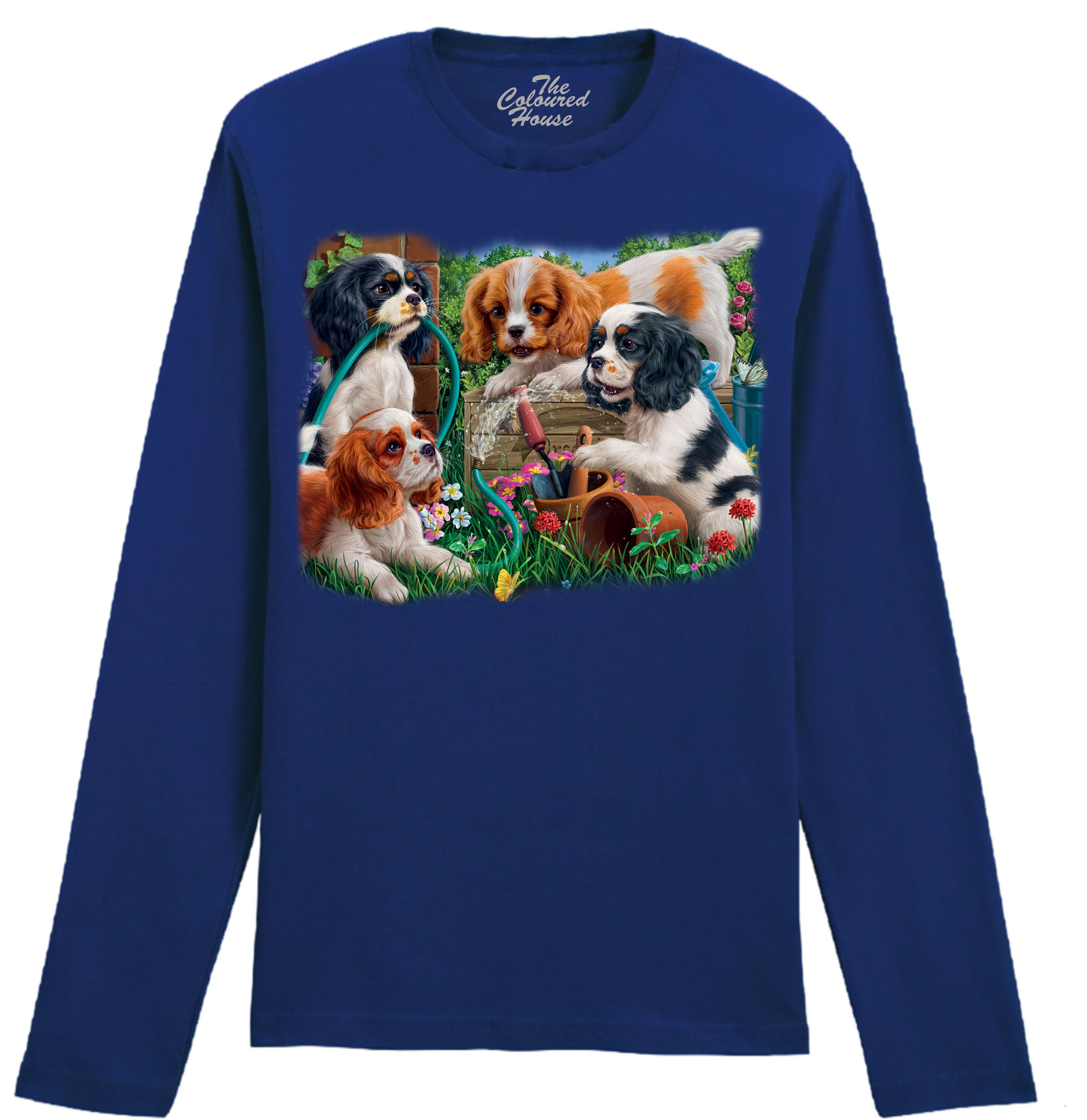 Puppies In The Garden Longsleeve