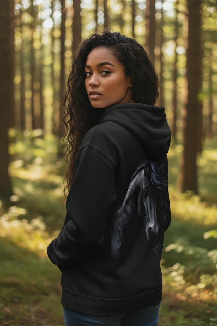The Black - Horse Hoodie