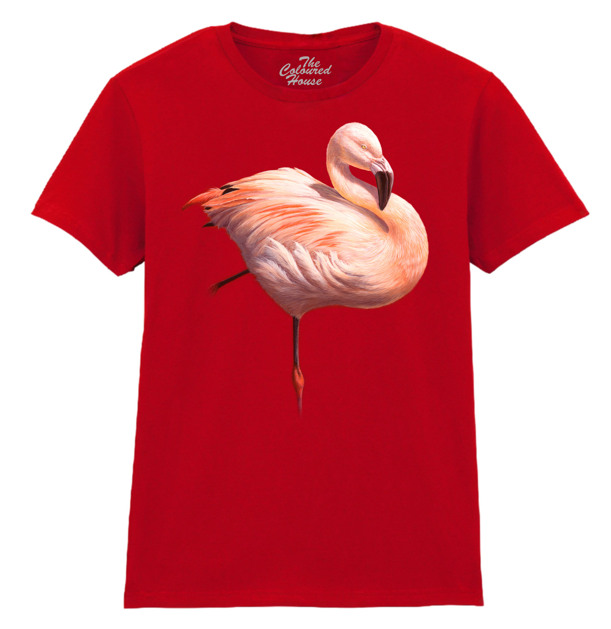 Flame Flamingo Ladies T-shirt