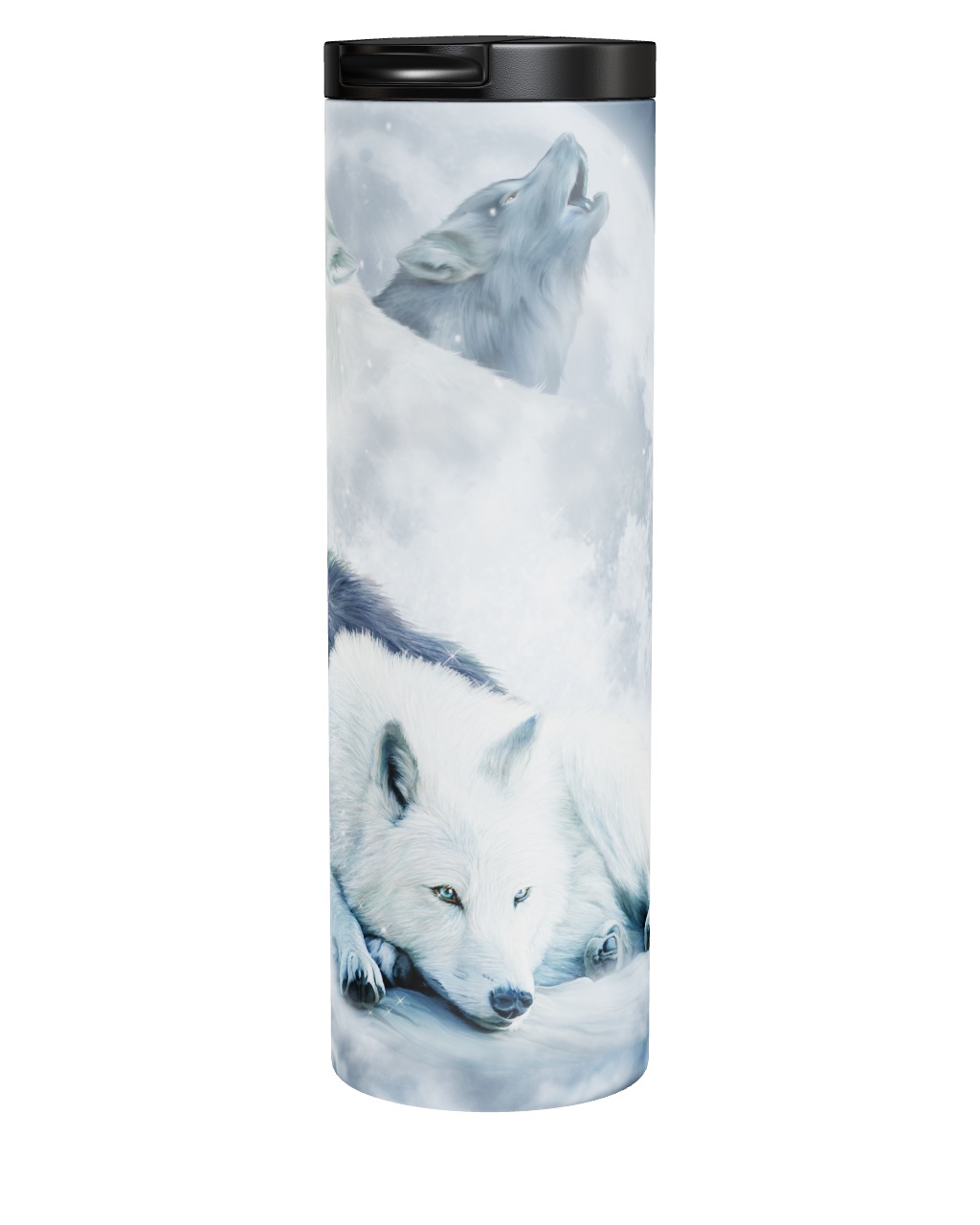 Yin Yang Wolf Mates Tumbler