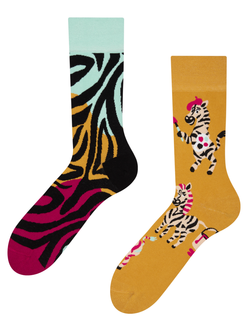 Regular Socks Zebra Artist