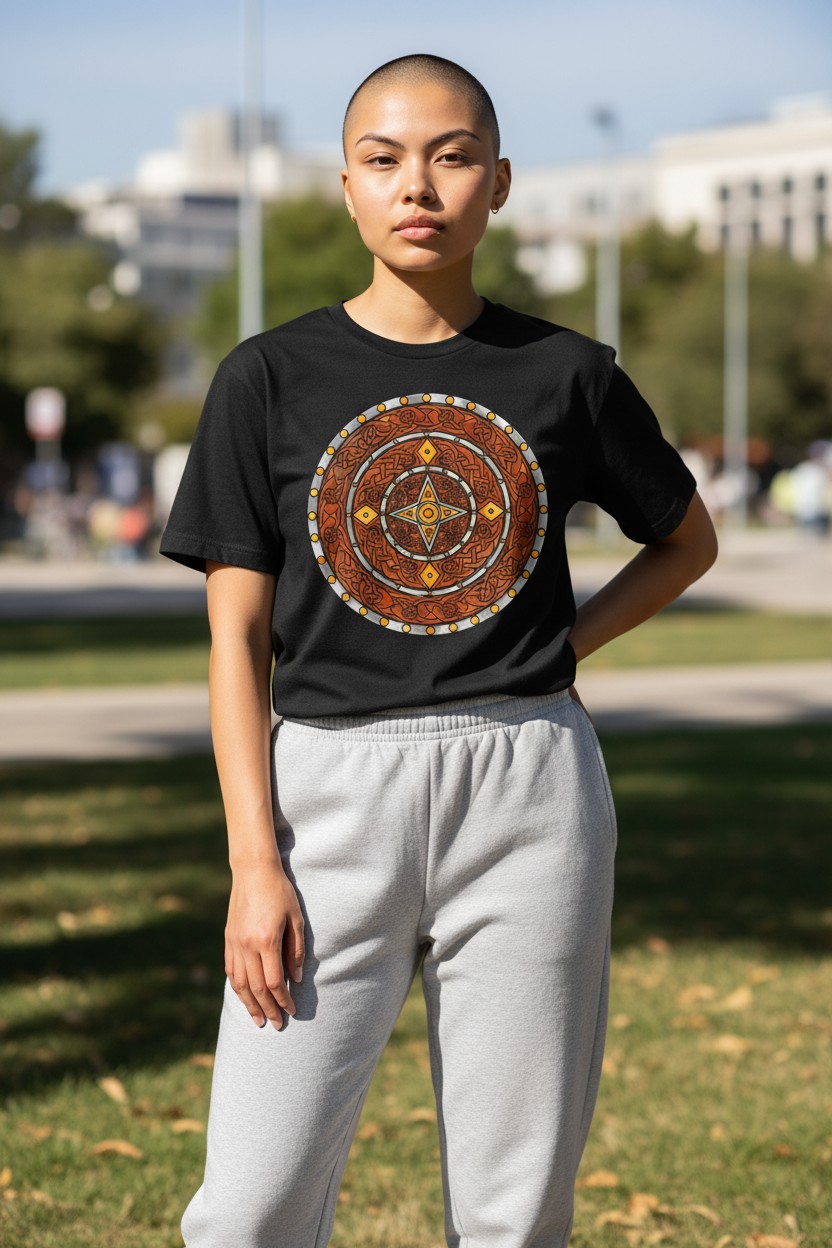 Saxon Shield Ladies T-shirt